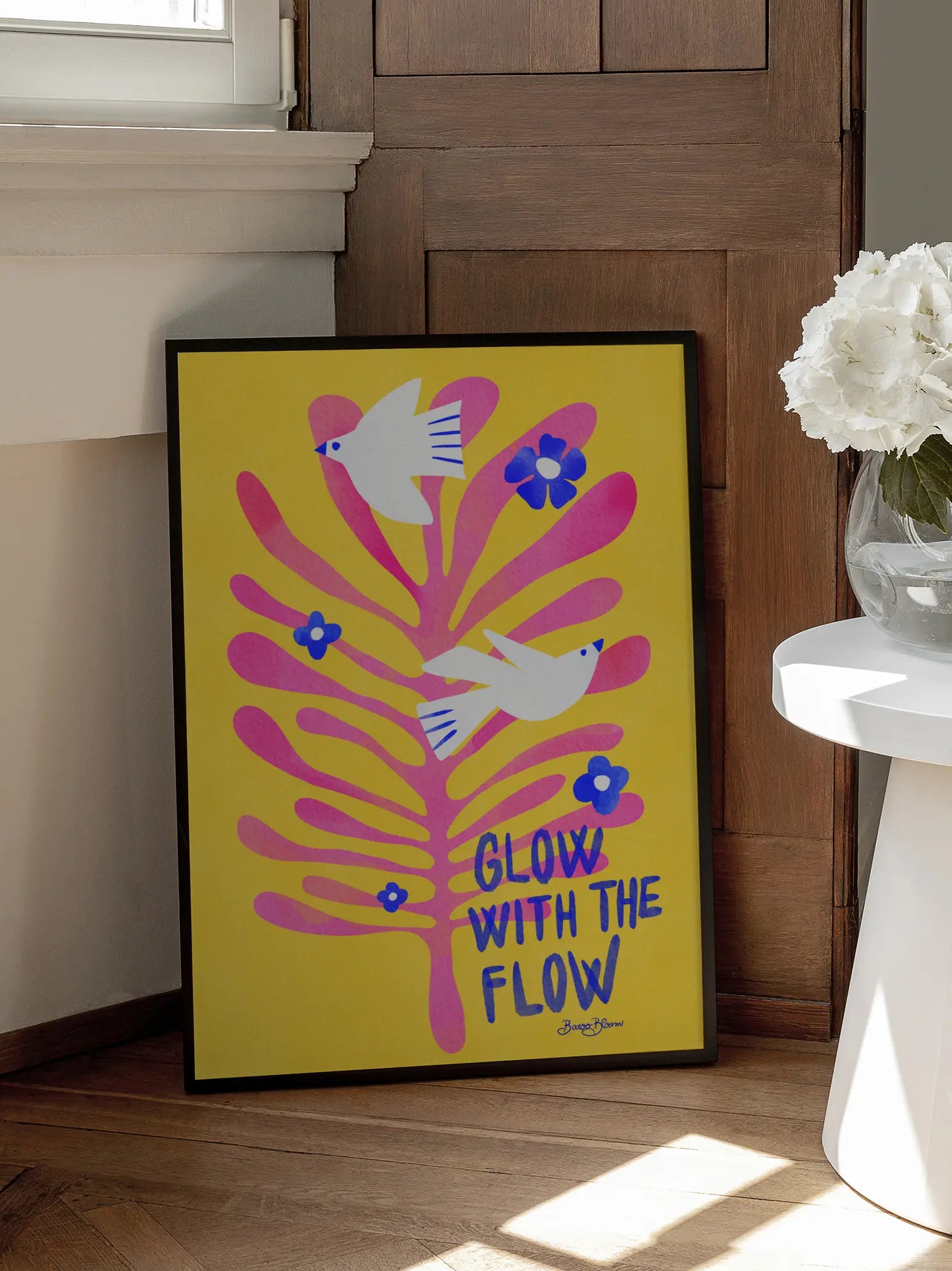 Glow With The Flow Poster