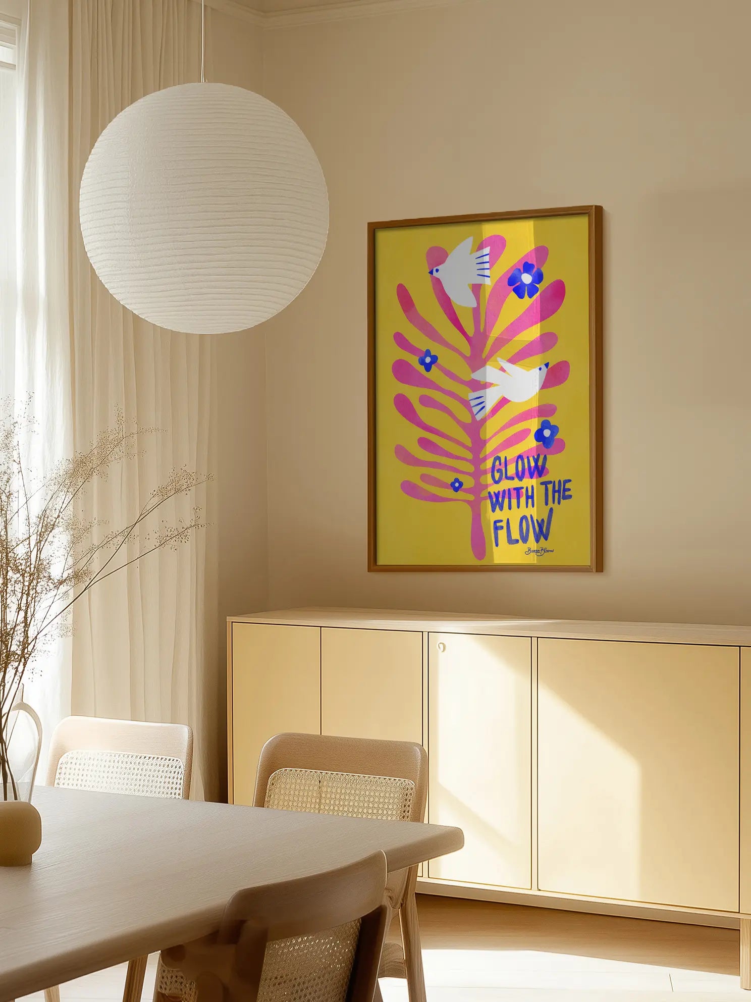 Glow With The Flow Poster