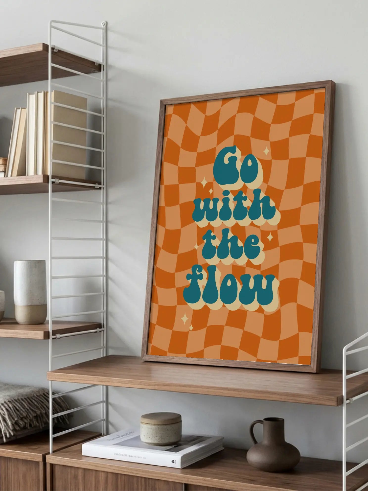 Go With The Flow Poster