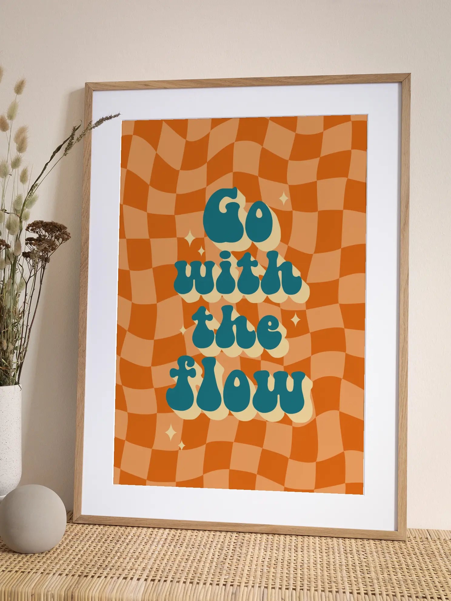 Go With The Flow Poster