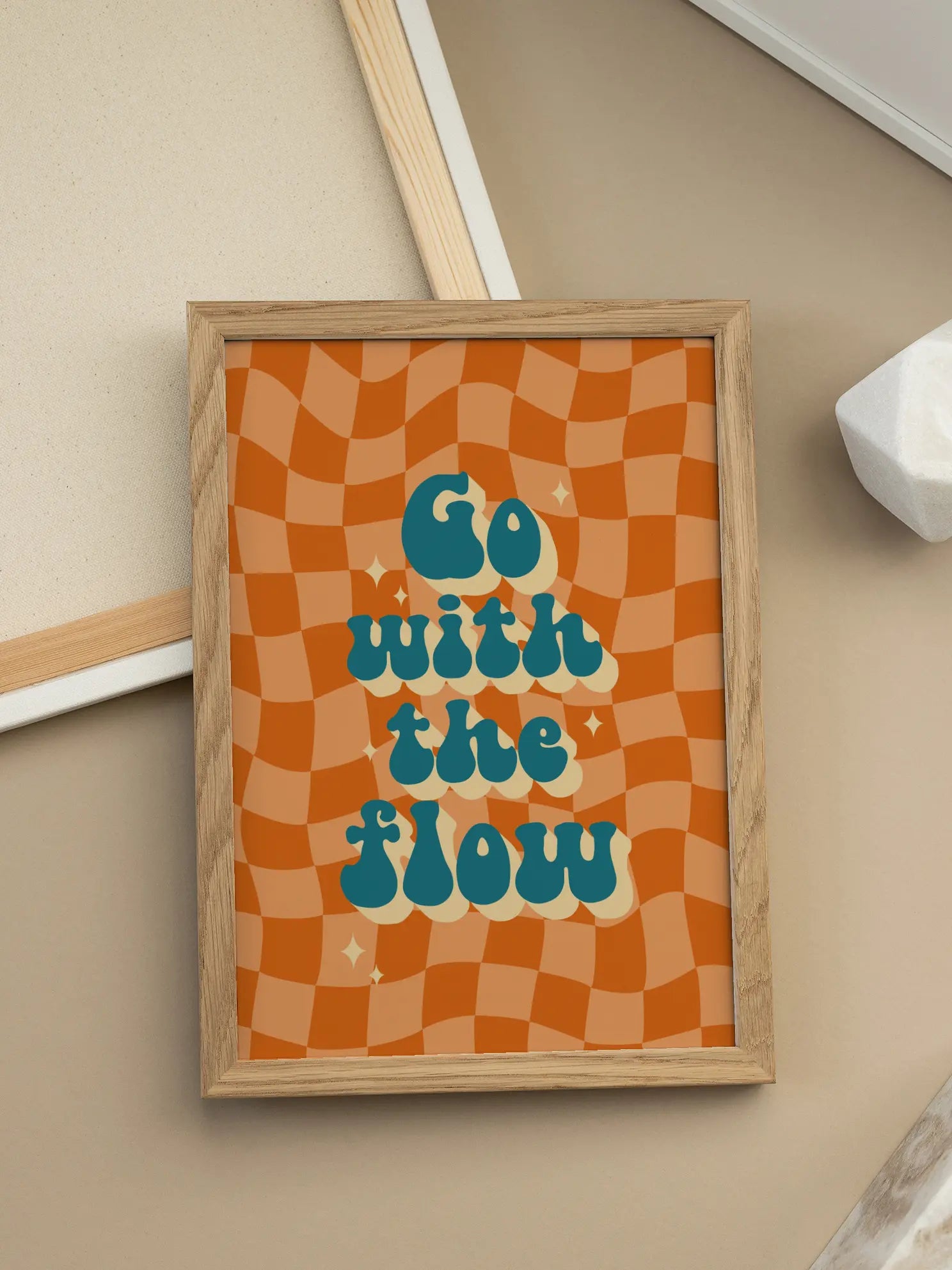 Go With The Flow Poster