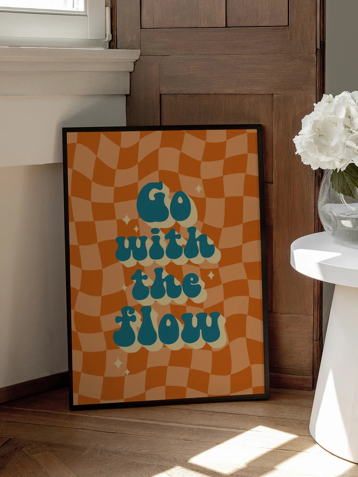 Go With The Flow Poster