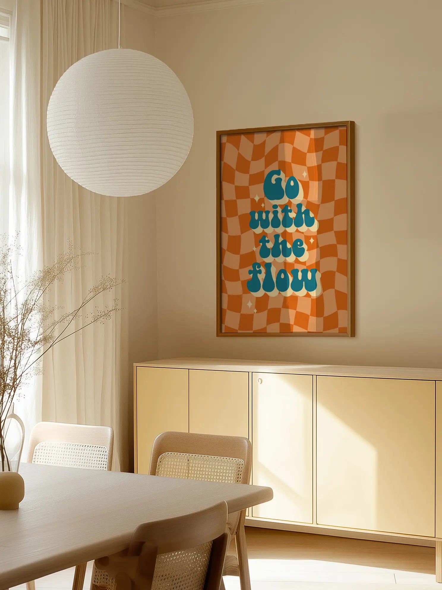 Go With The Flow Poster