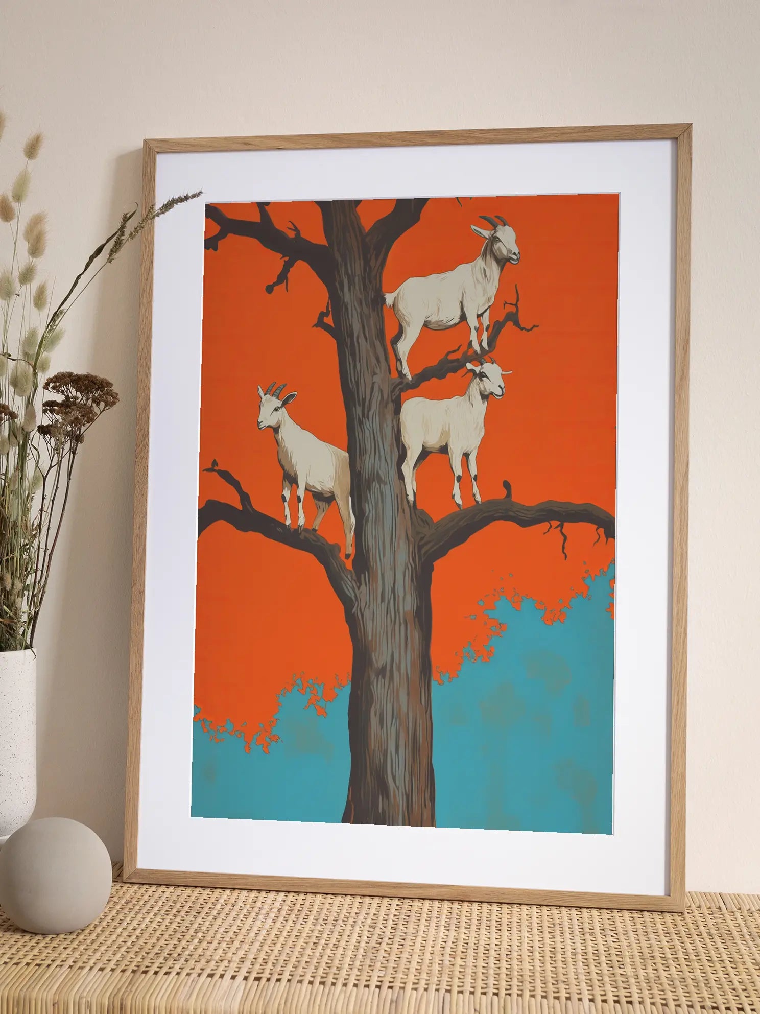 Goats in a Tree Poster