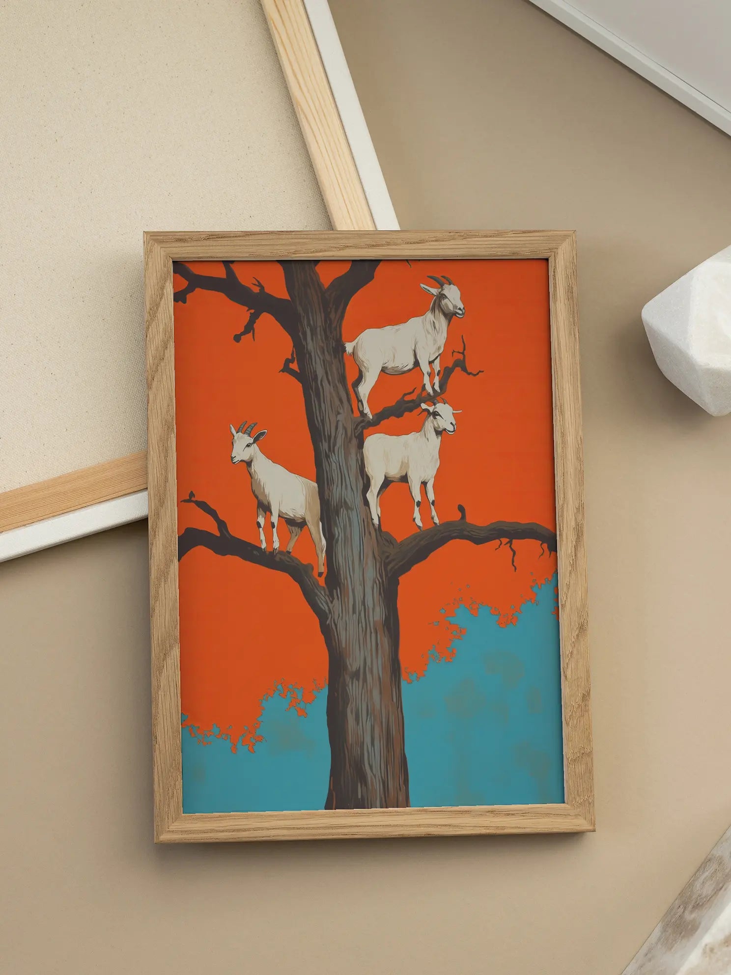 Goats in a Tree Poster