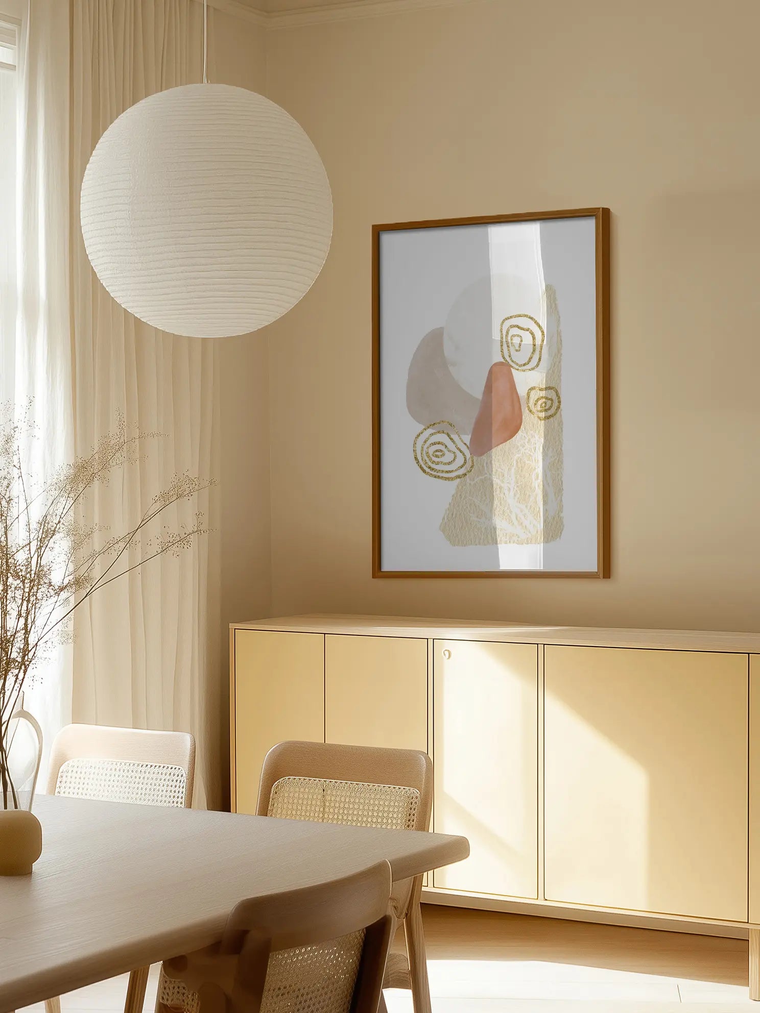 Golden Circles Poster