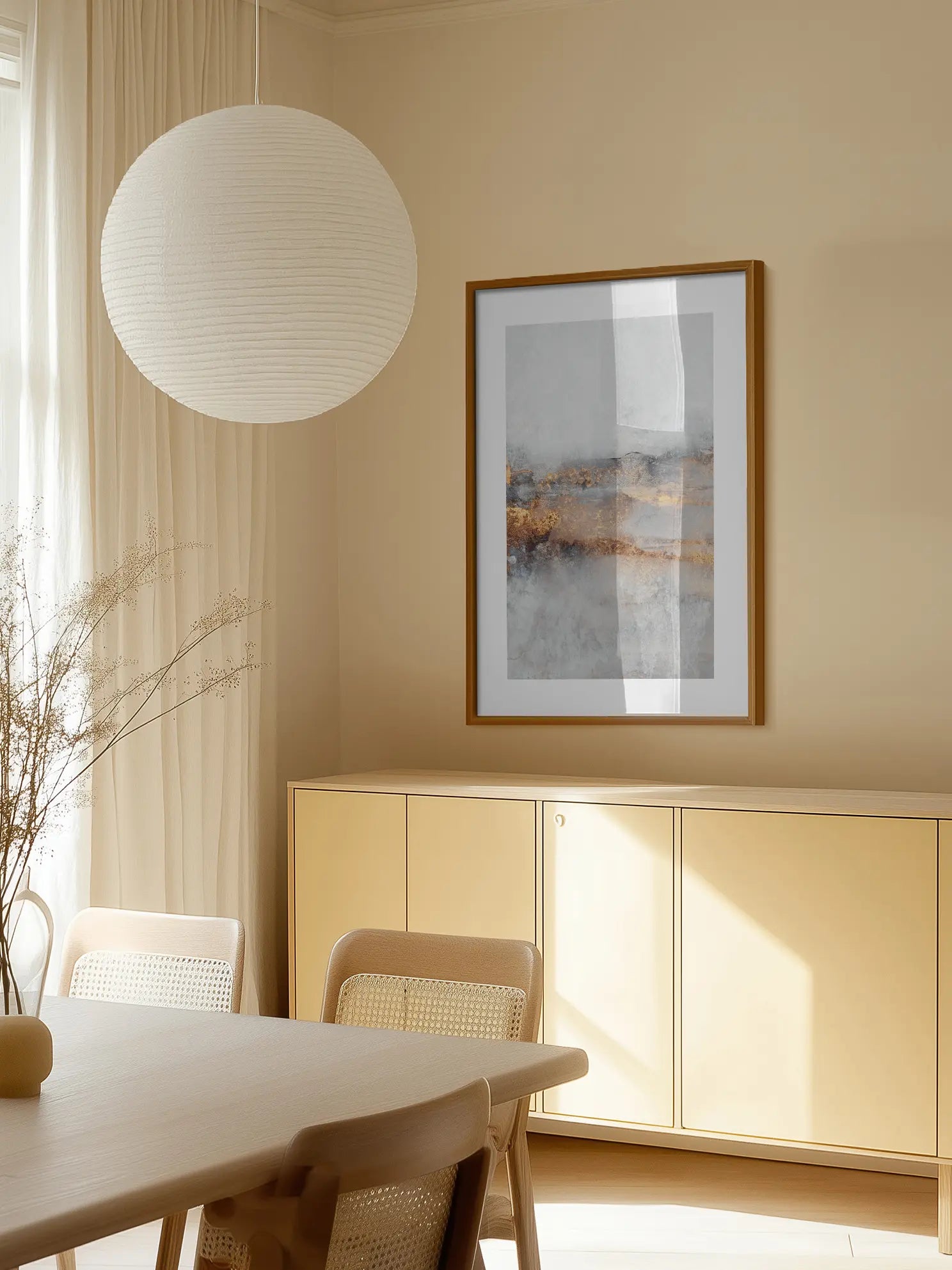 Golden Fog Poster