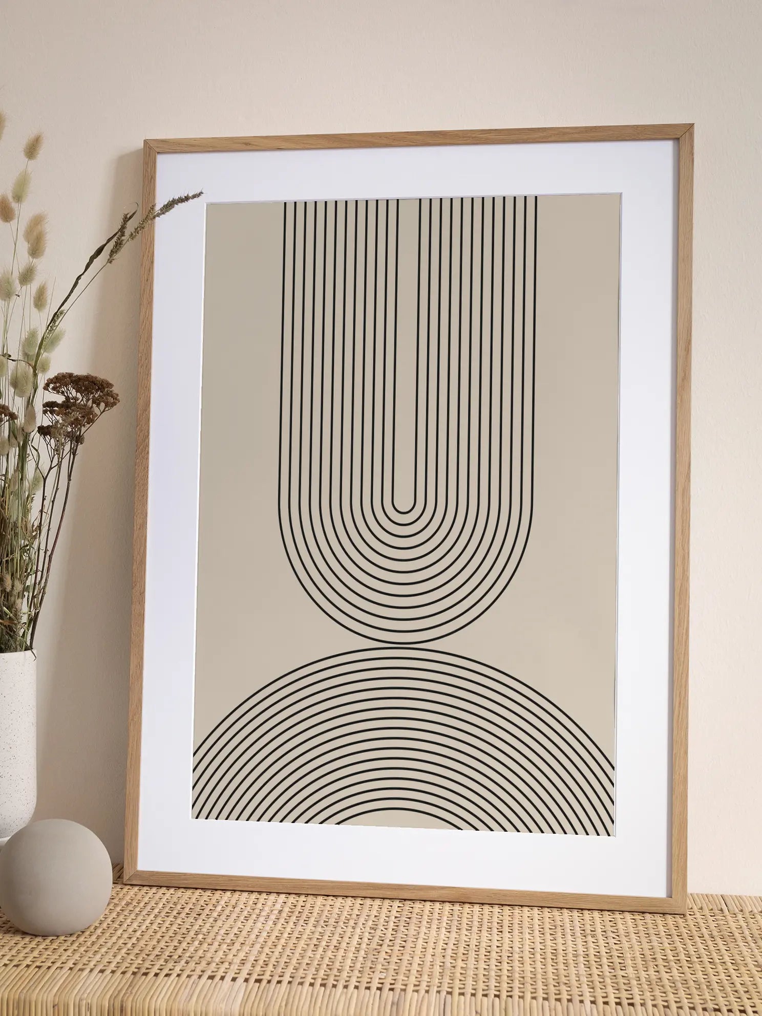 Graphic Arches Poster