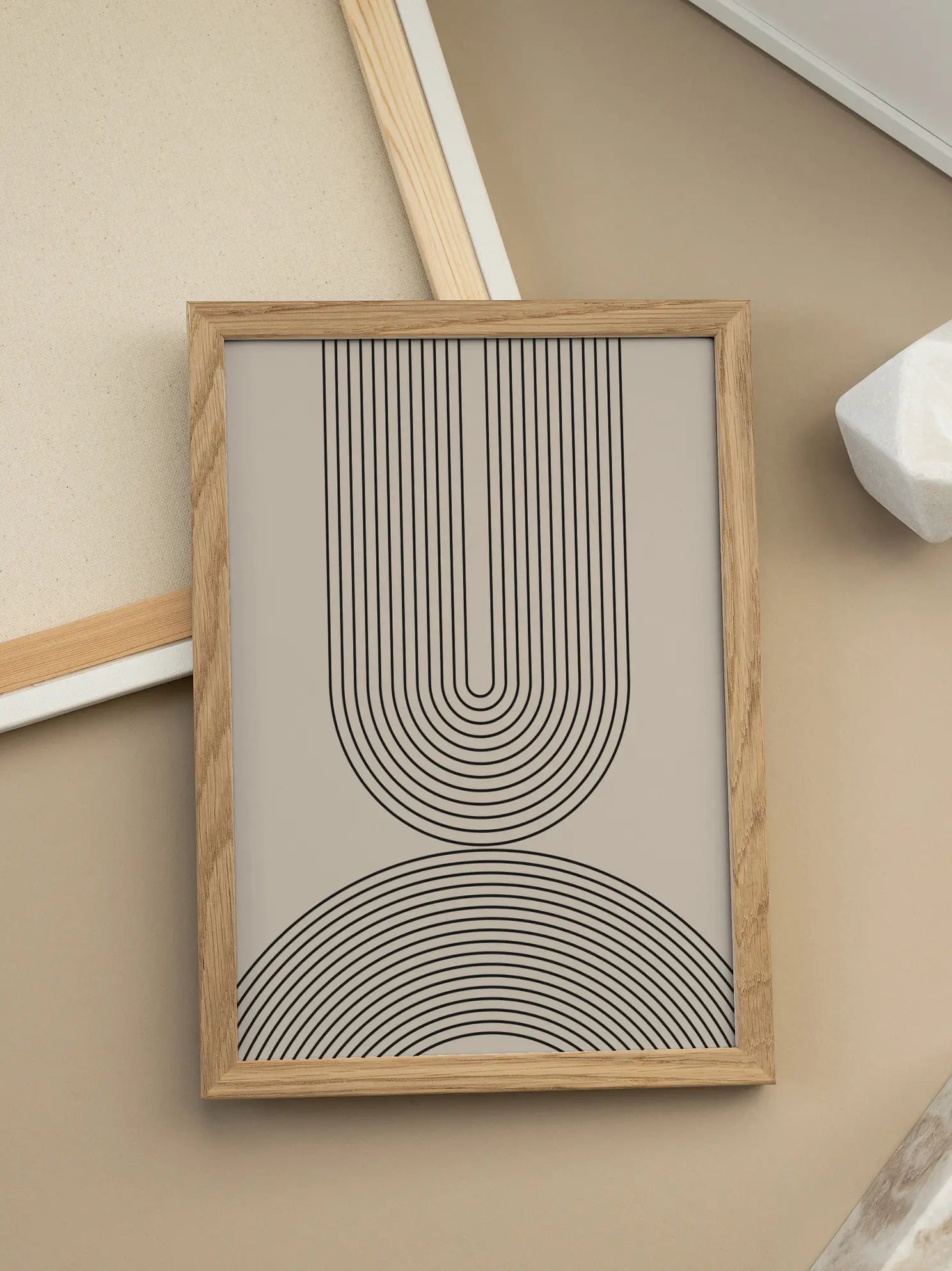 Graphic Arches Poster