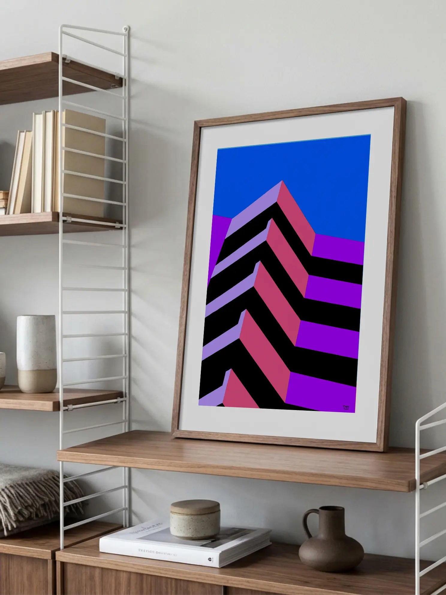 Graphic Building Poster