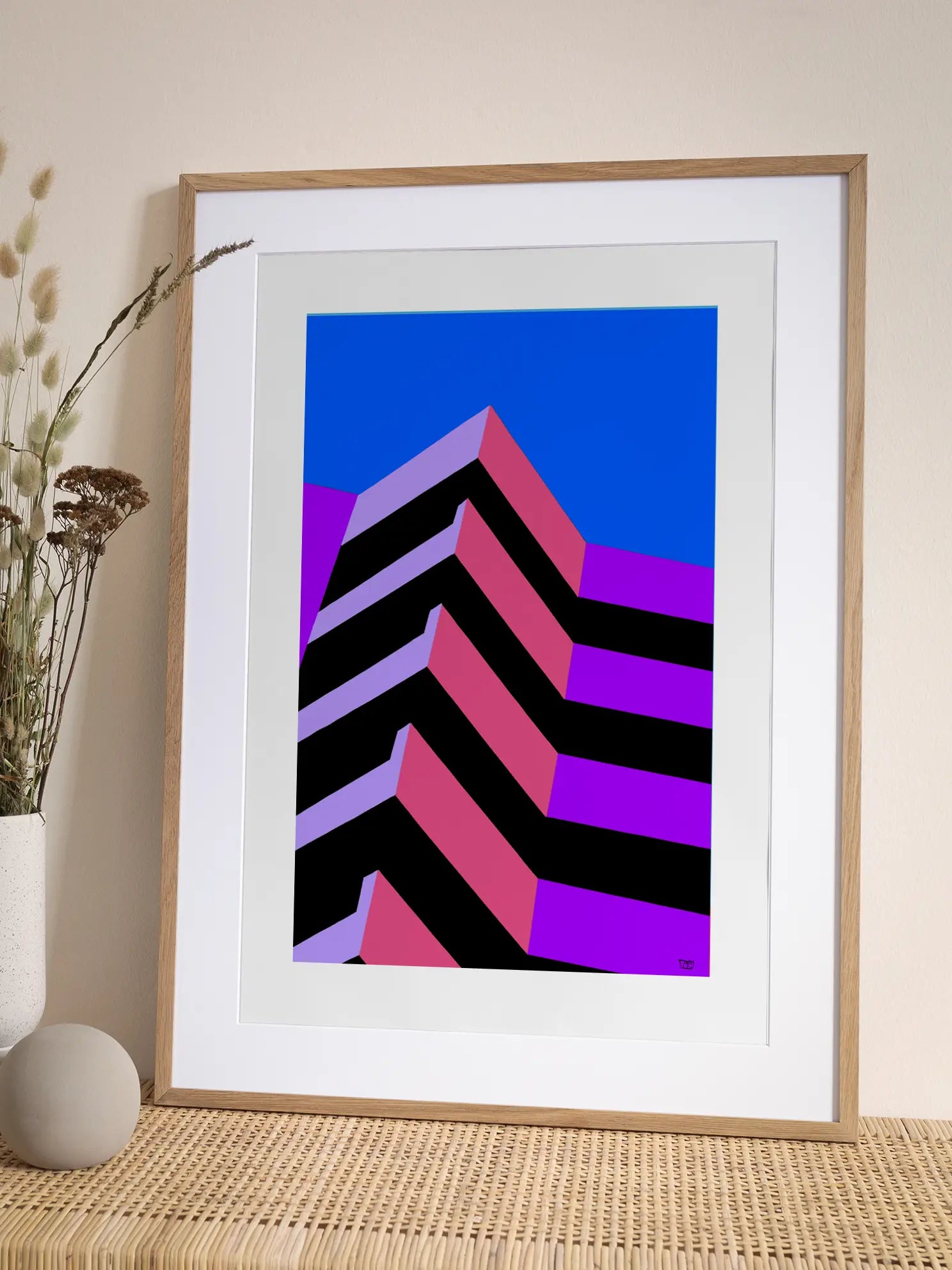 Graphic Building Poster