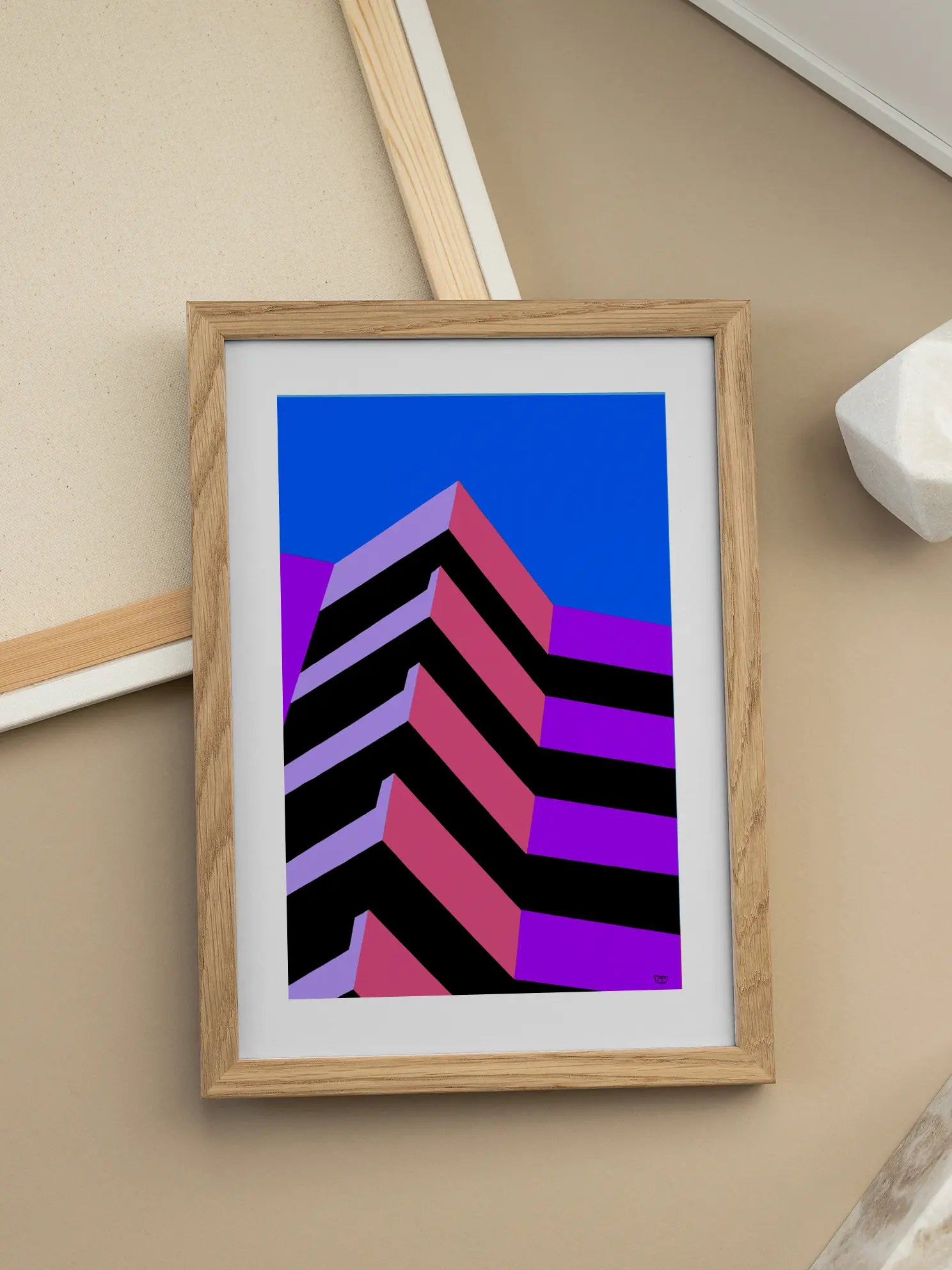 Graphic Building Poster