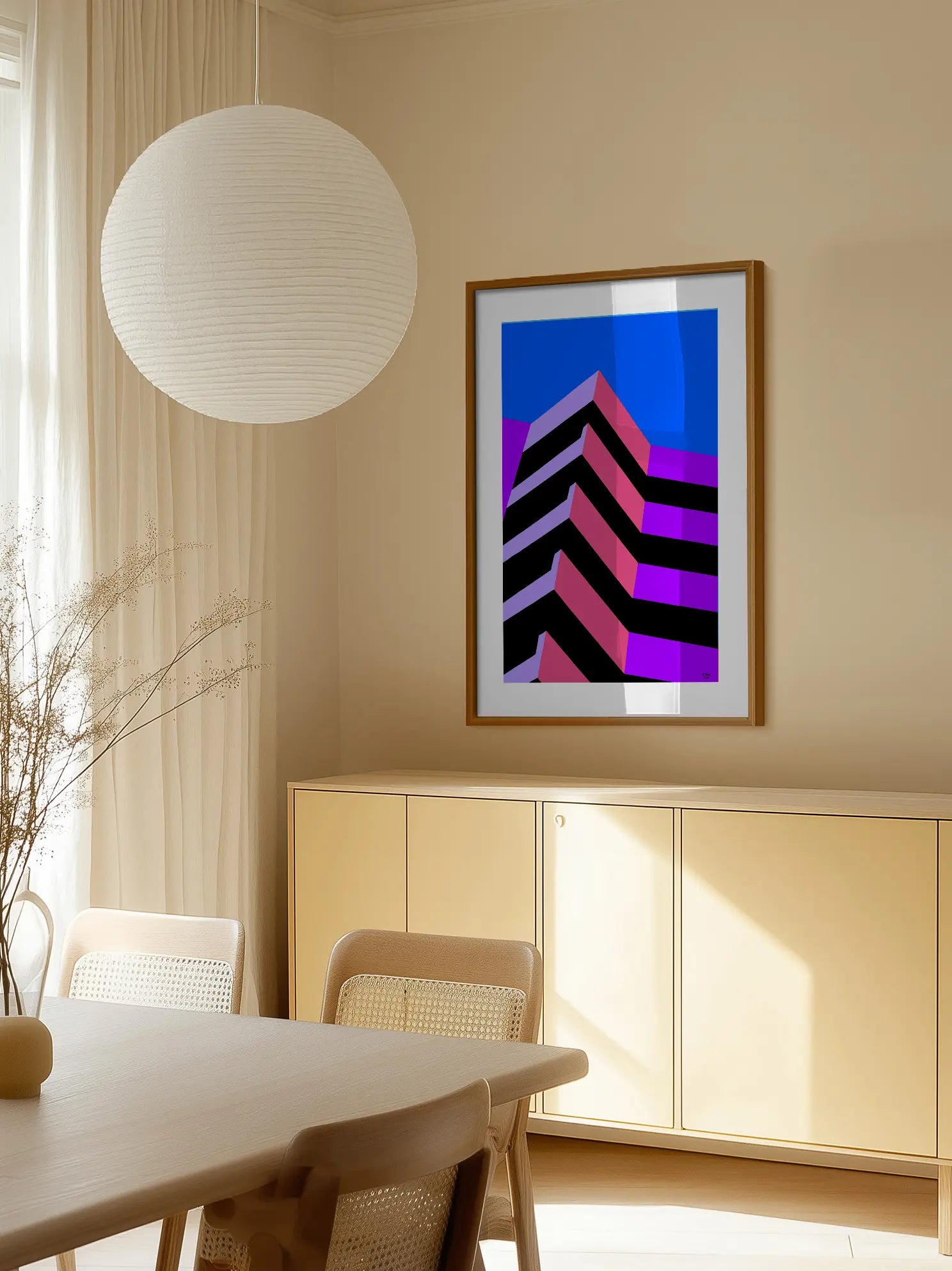 Graphic Building Poster