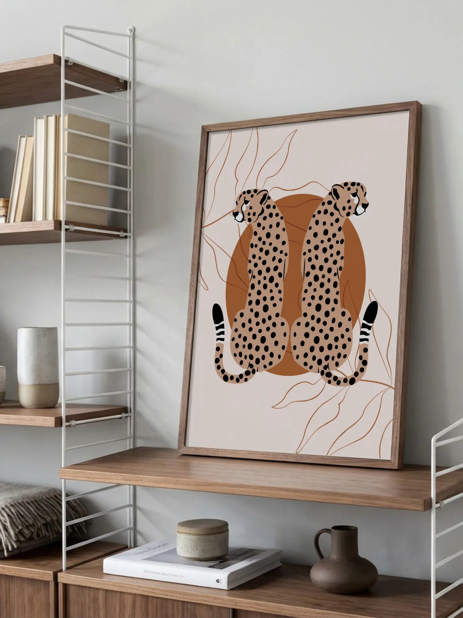 Graphic Cheetahs Poster
