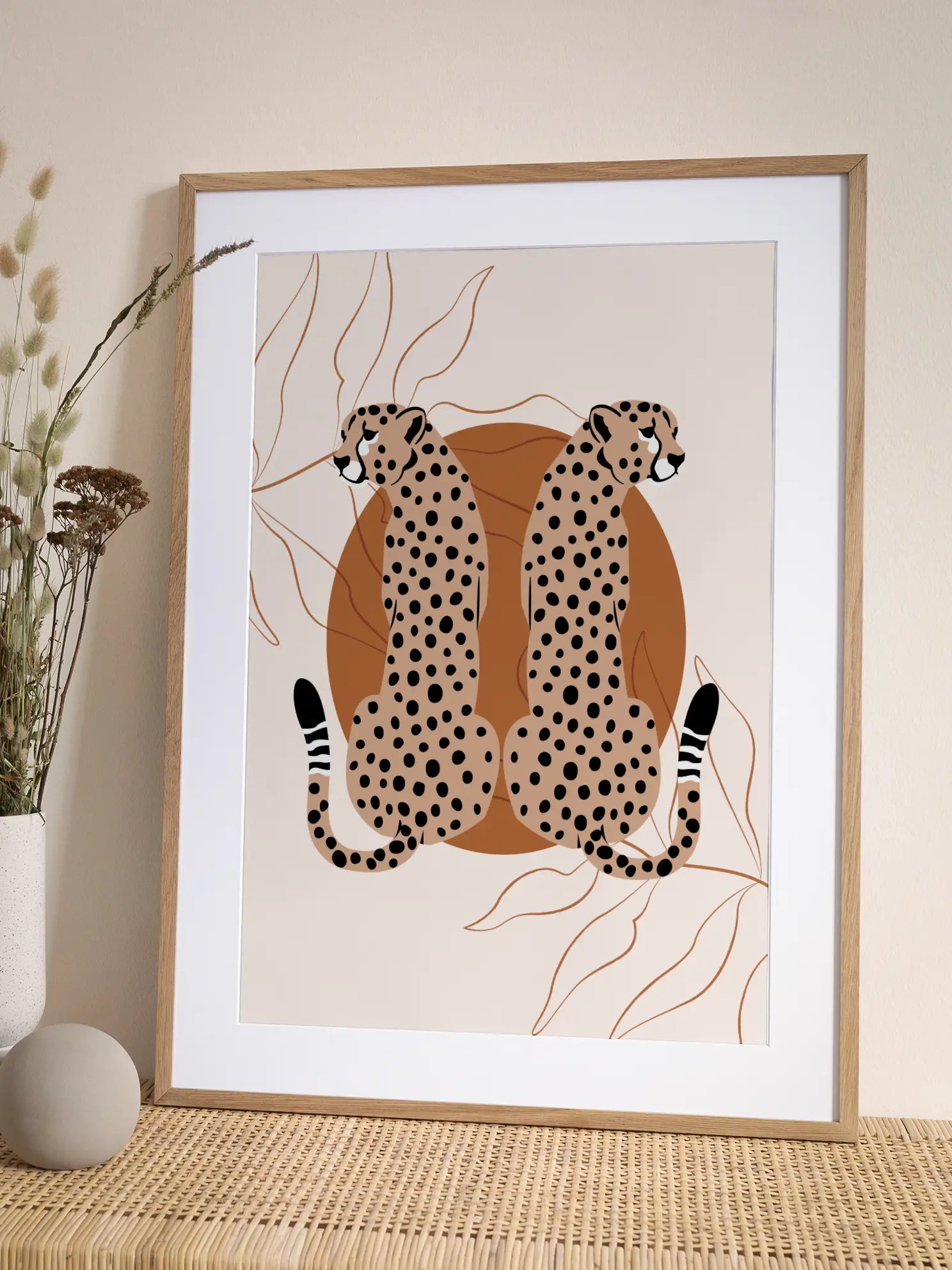 Graphic Cheetahs Poster