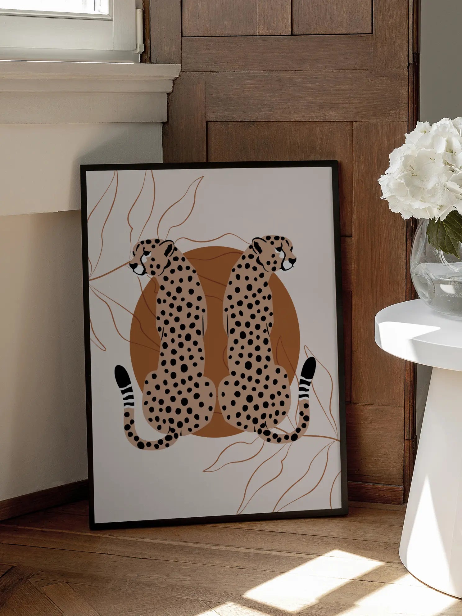 Graphic Cheetahs Poster