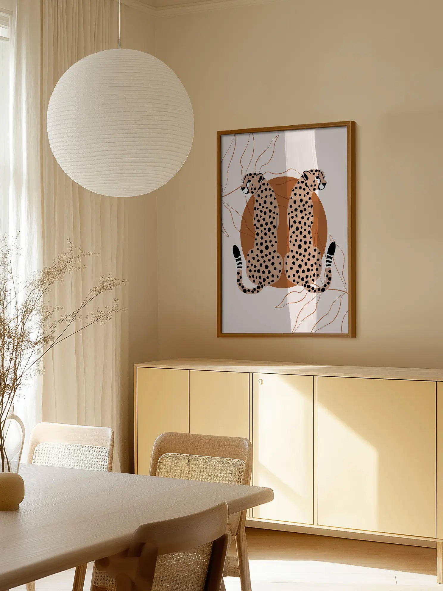 Graphic Cheetahs Poster