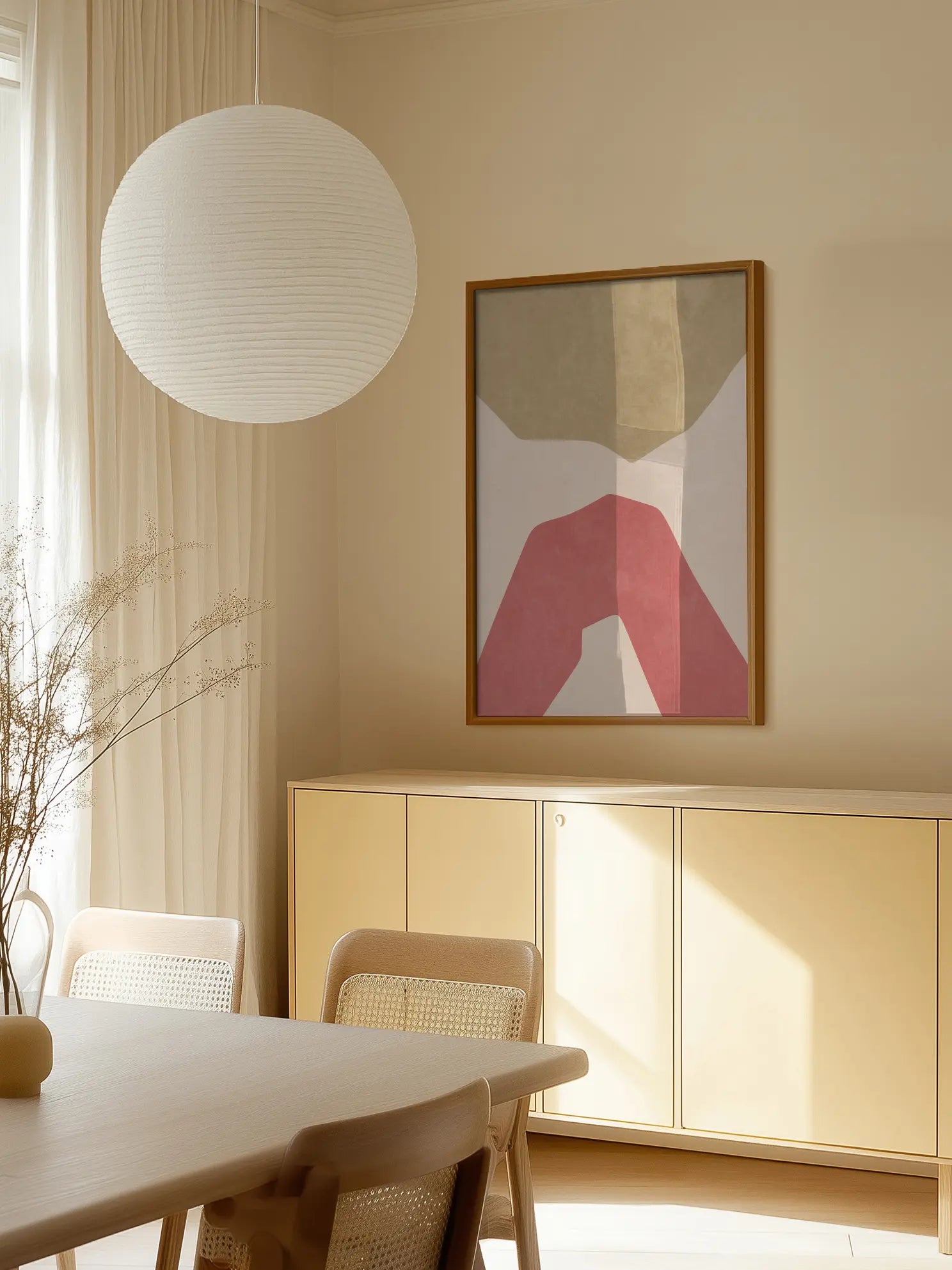 Graphic Color Blocks Poster