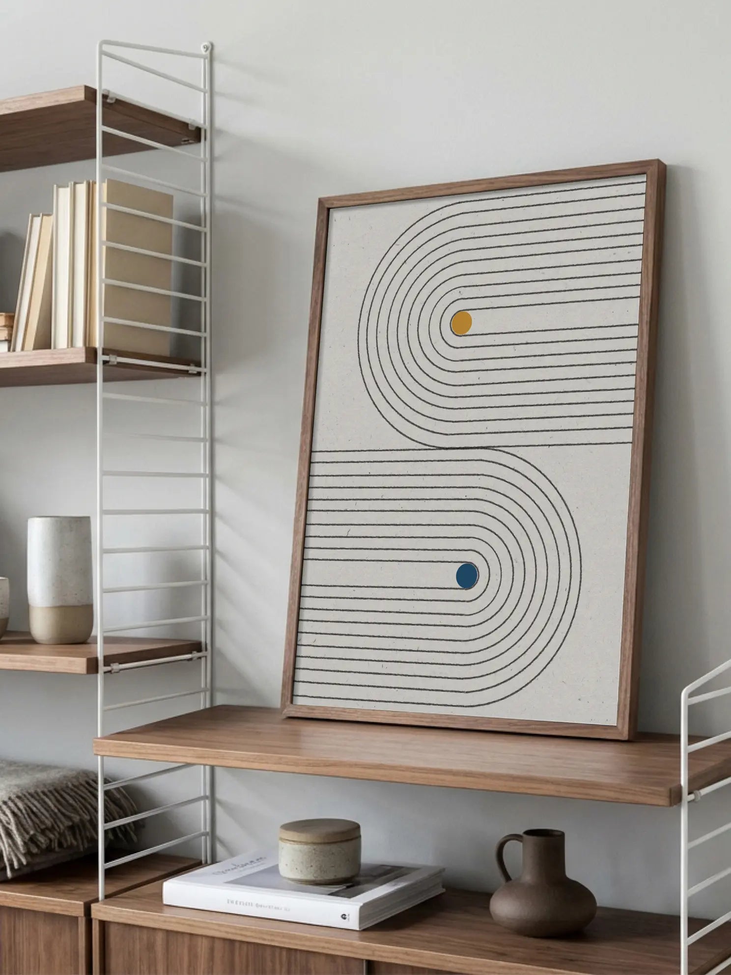 Graphic Colorful Circles Poster