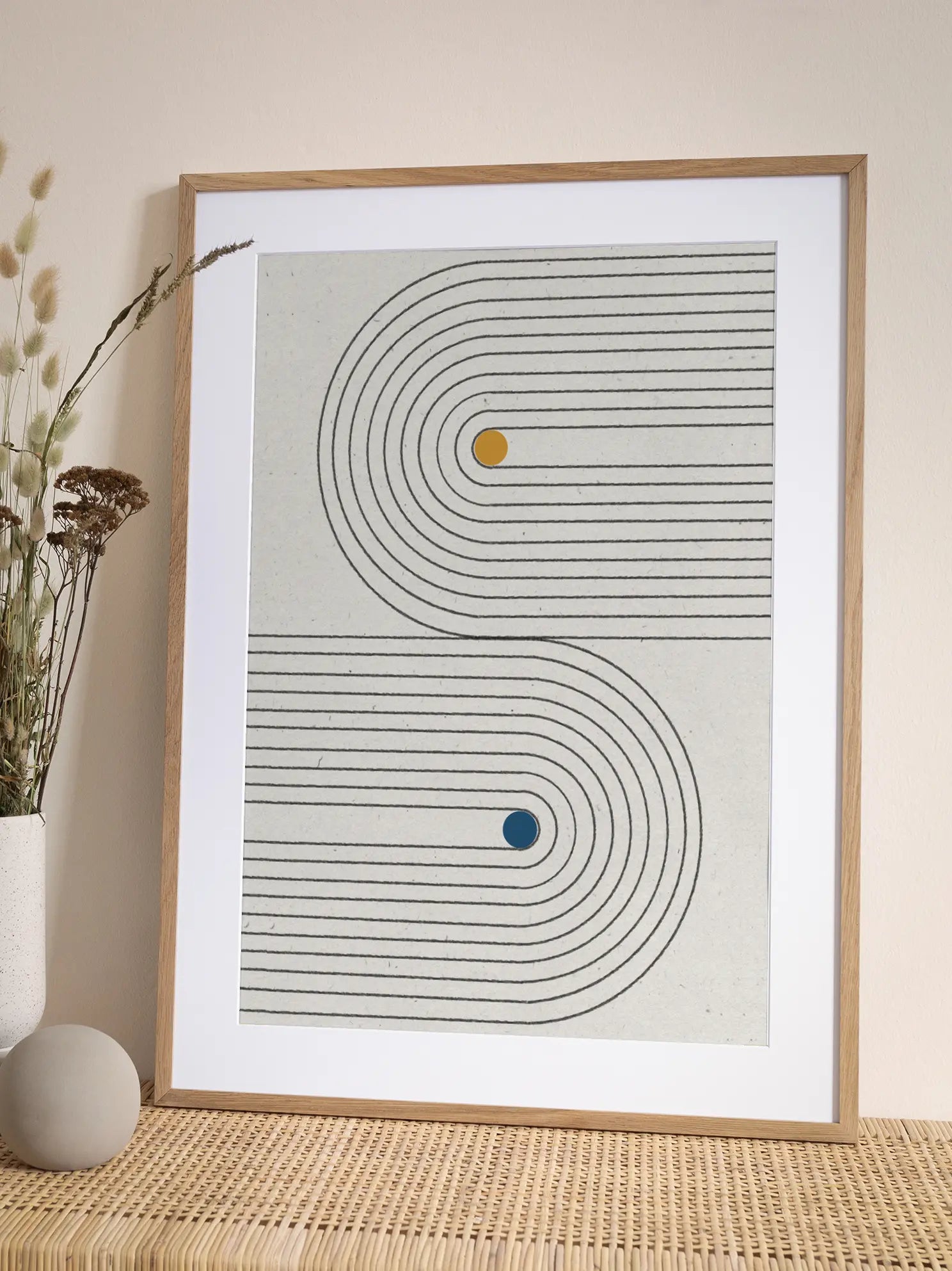 Graphic Colorful Circles Poster
