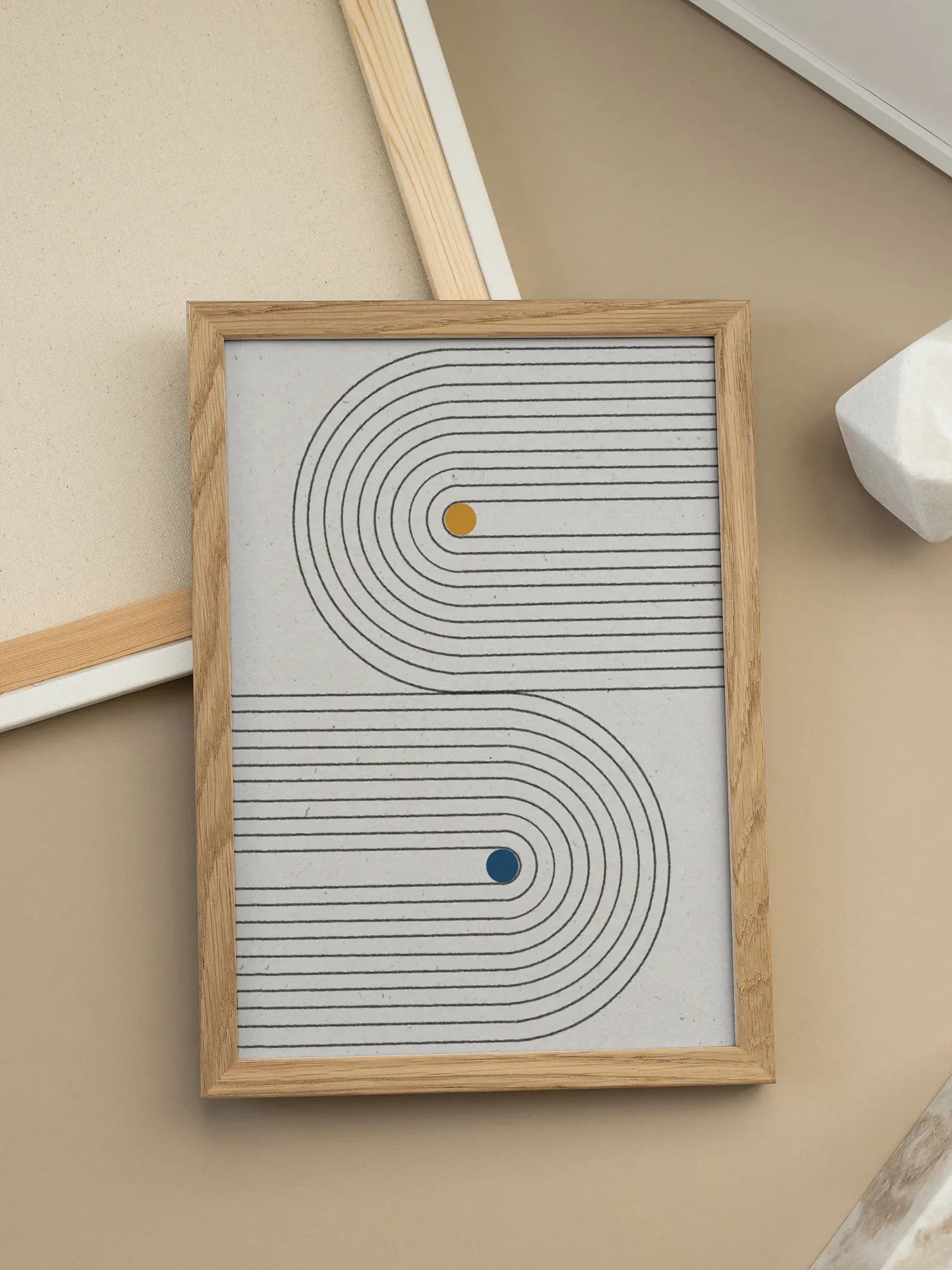 Graphic Colorful Circles Poster