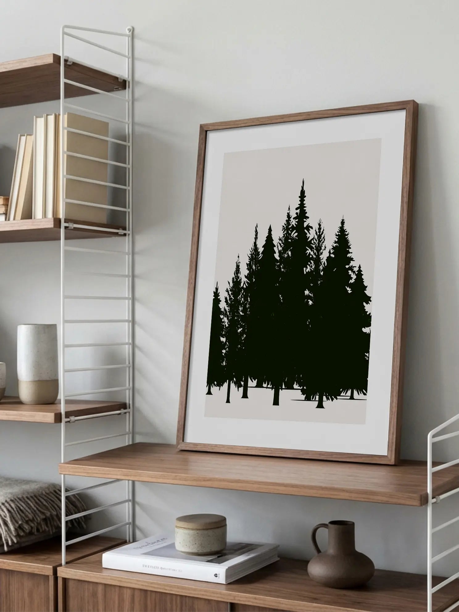 Graphic Conifer Poster