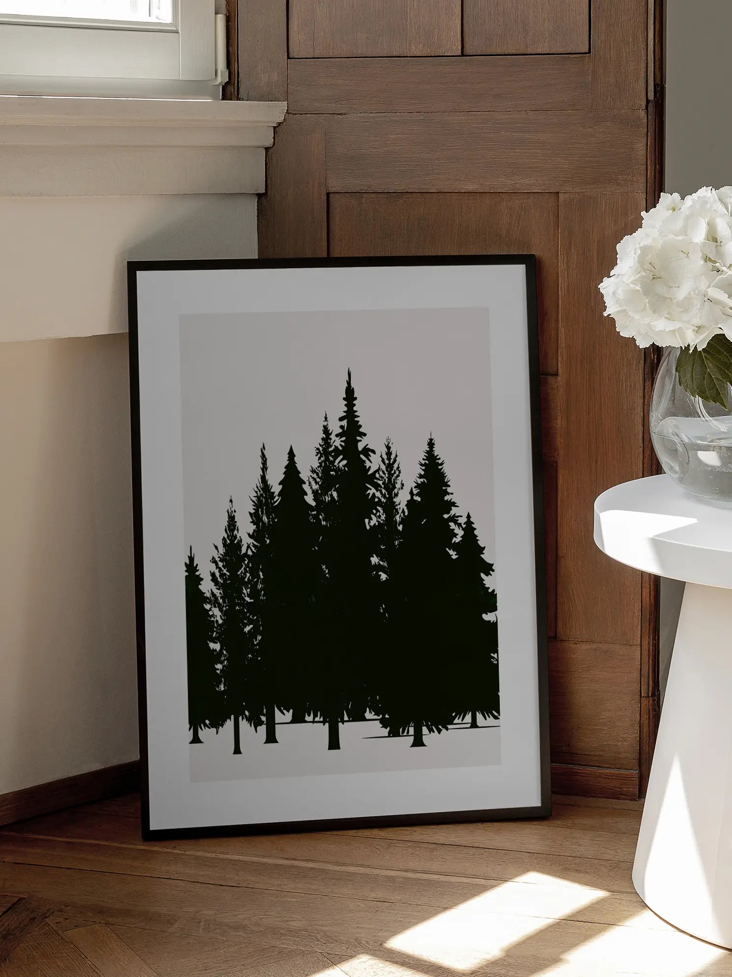 Graphic Conifer Poster