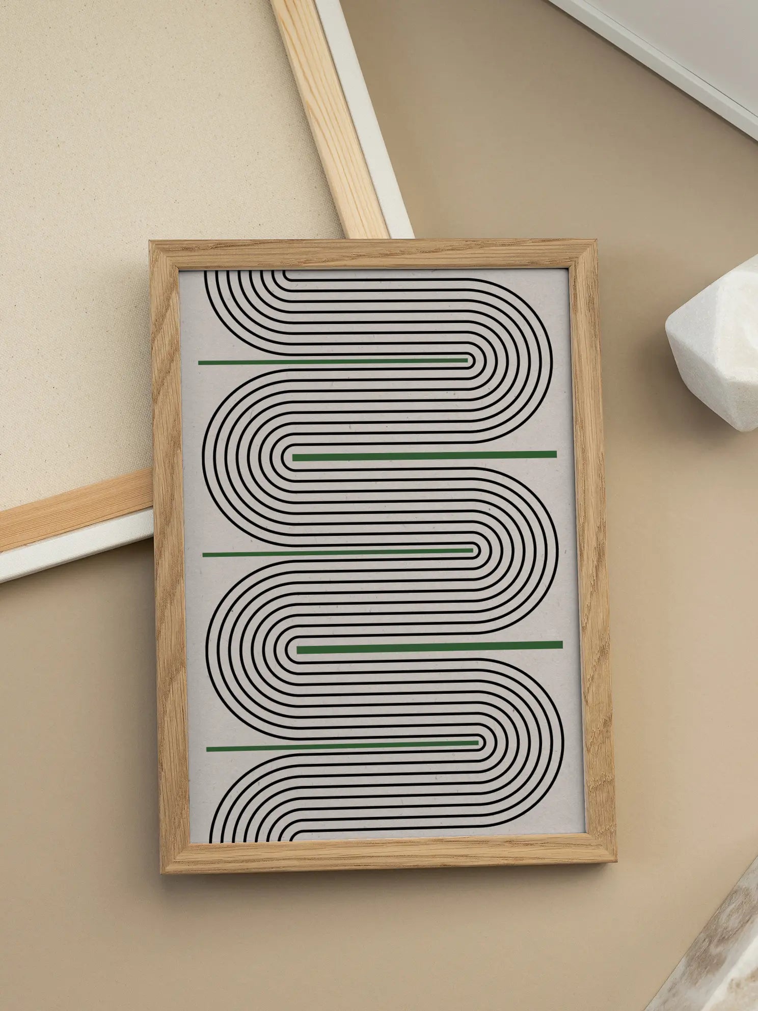 Graphic Curve Poster