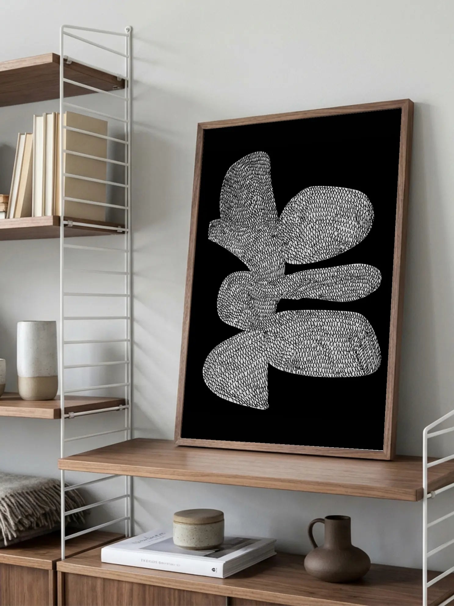 Graphic Flower Craft Poster