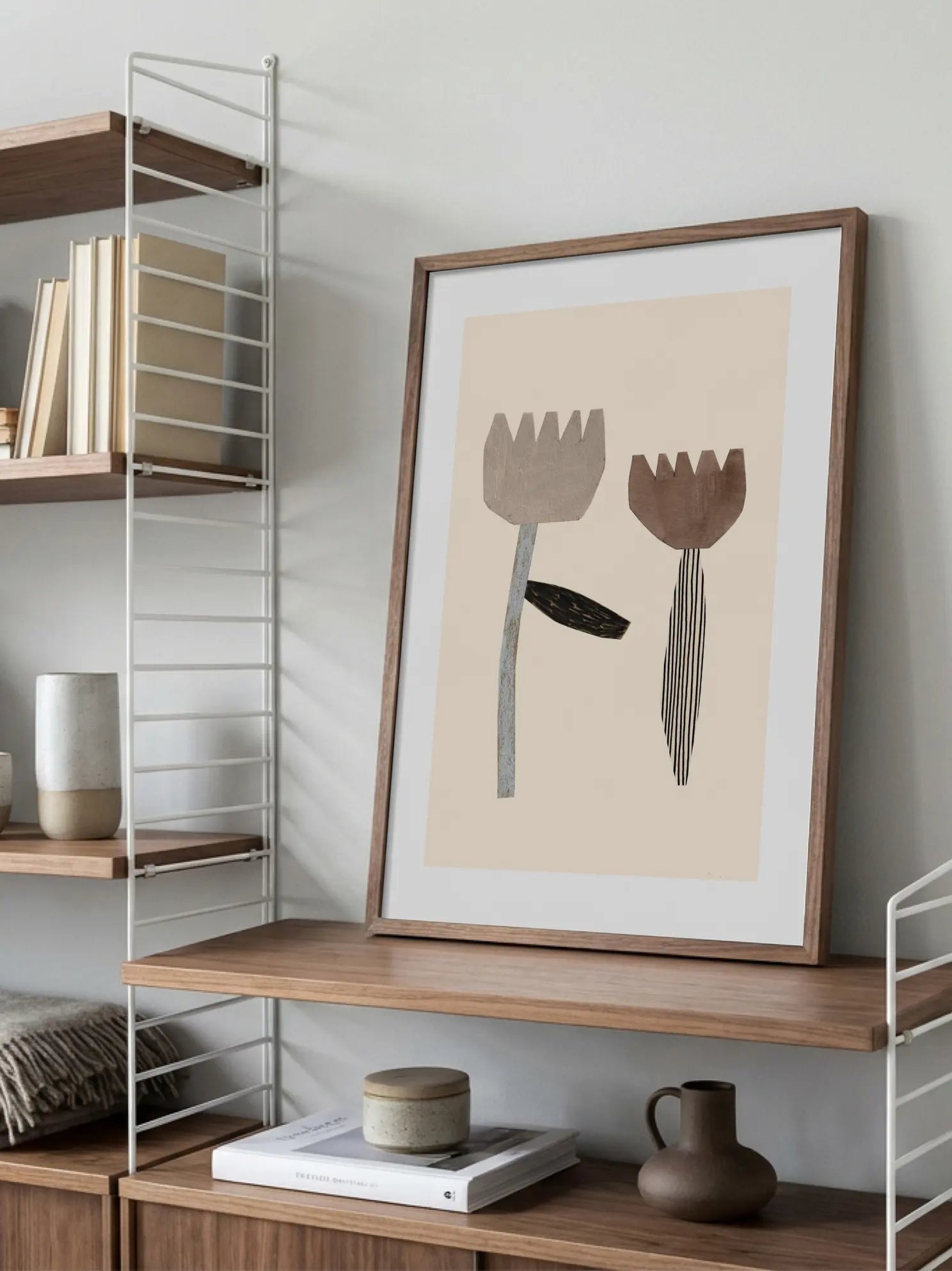 Graphic Flowers Poster