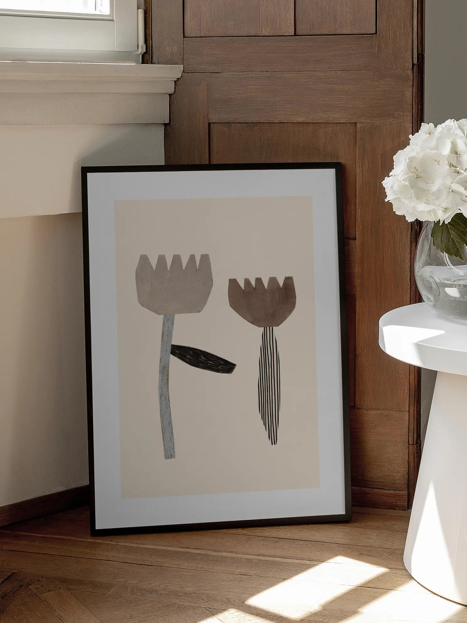 Graphic Flowers Poster