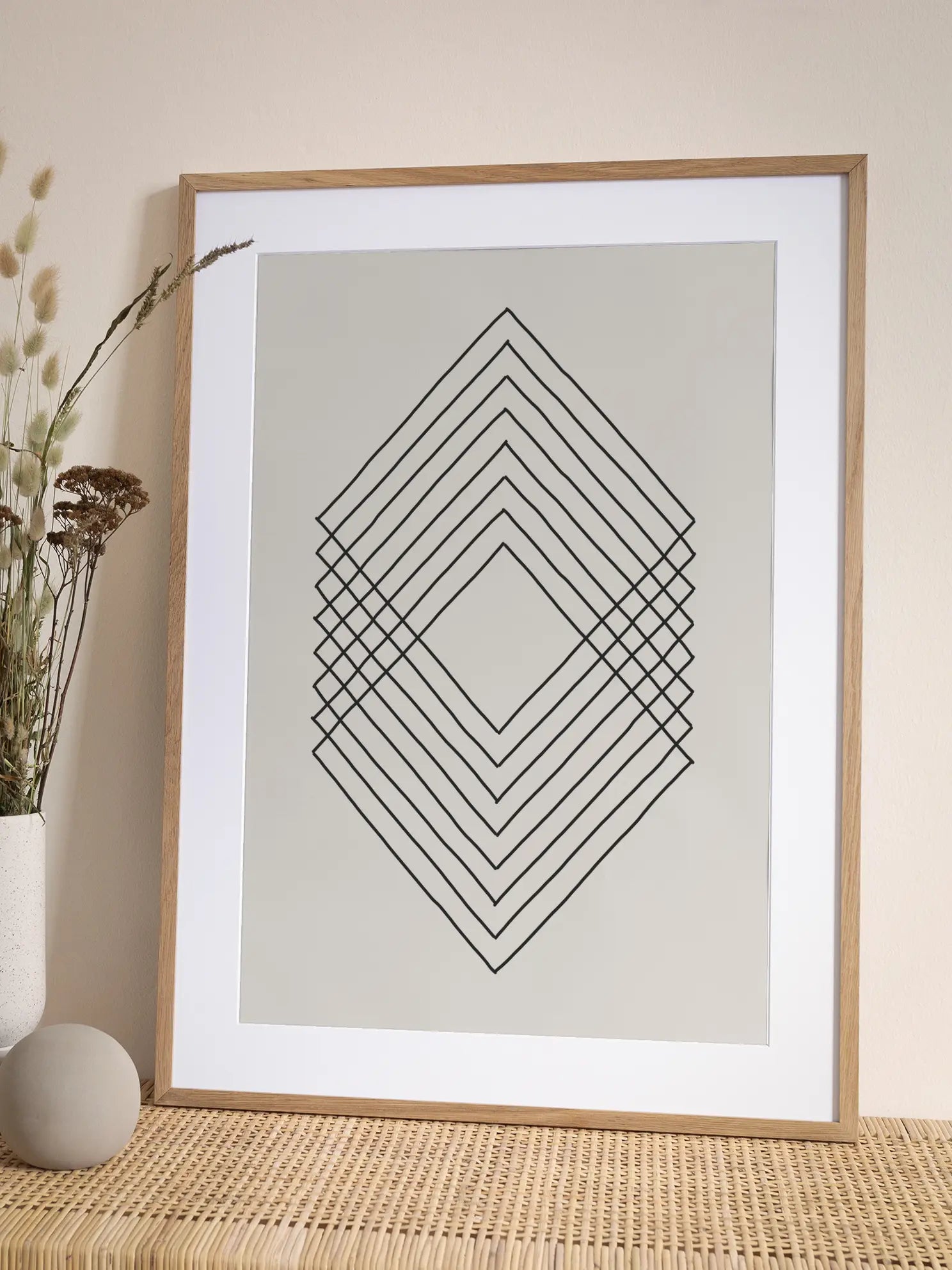 Graphic Geometry Poster