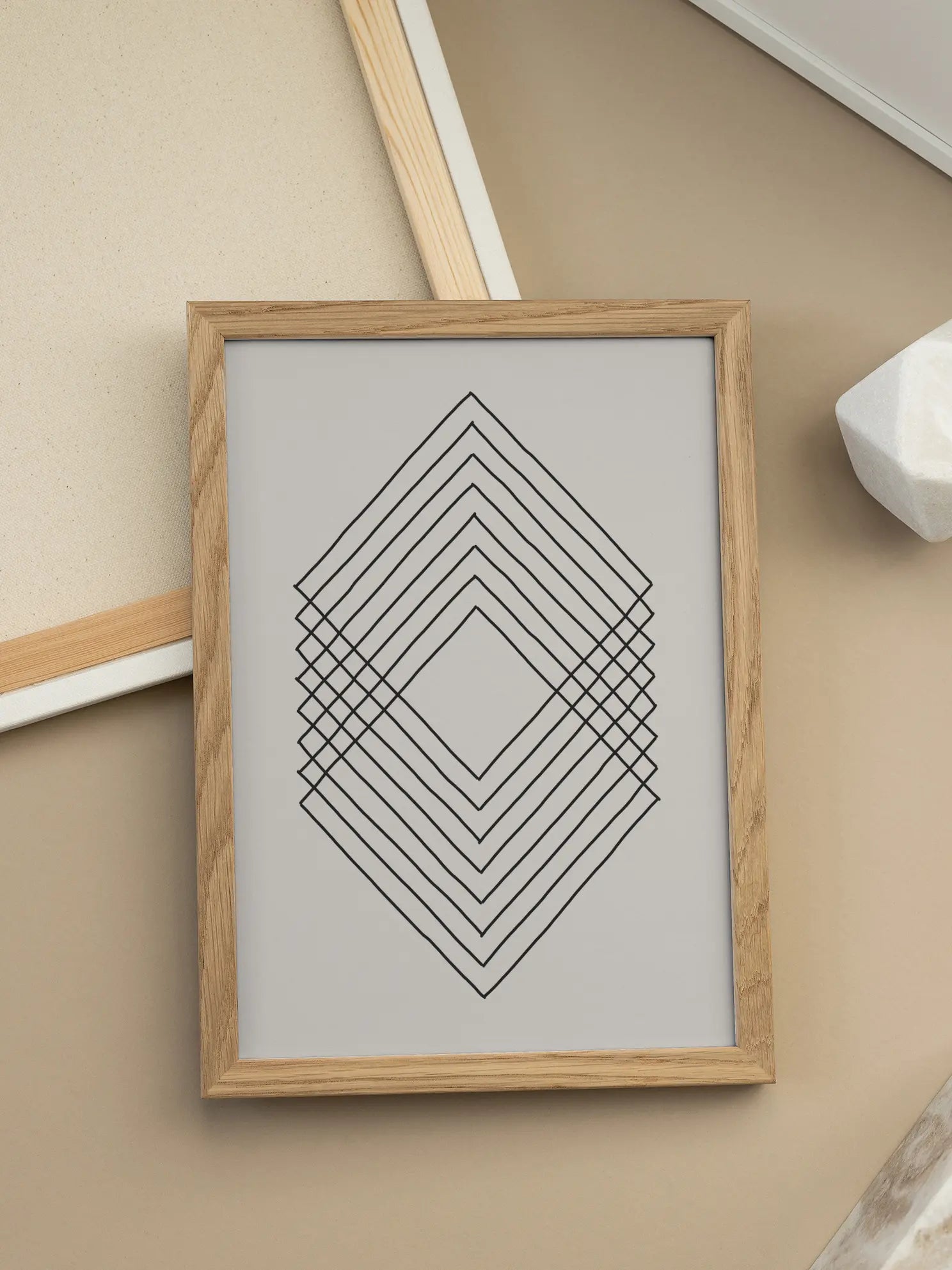 Graphic Geometry Poster