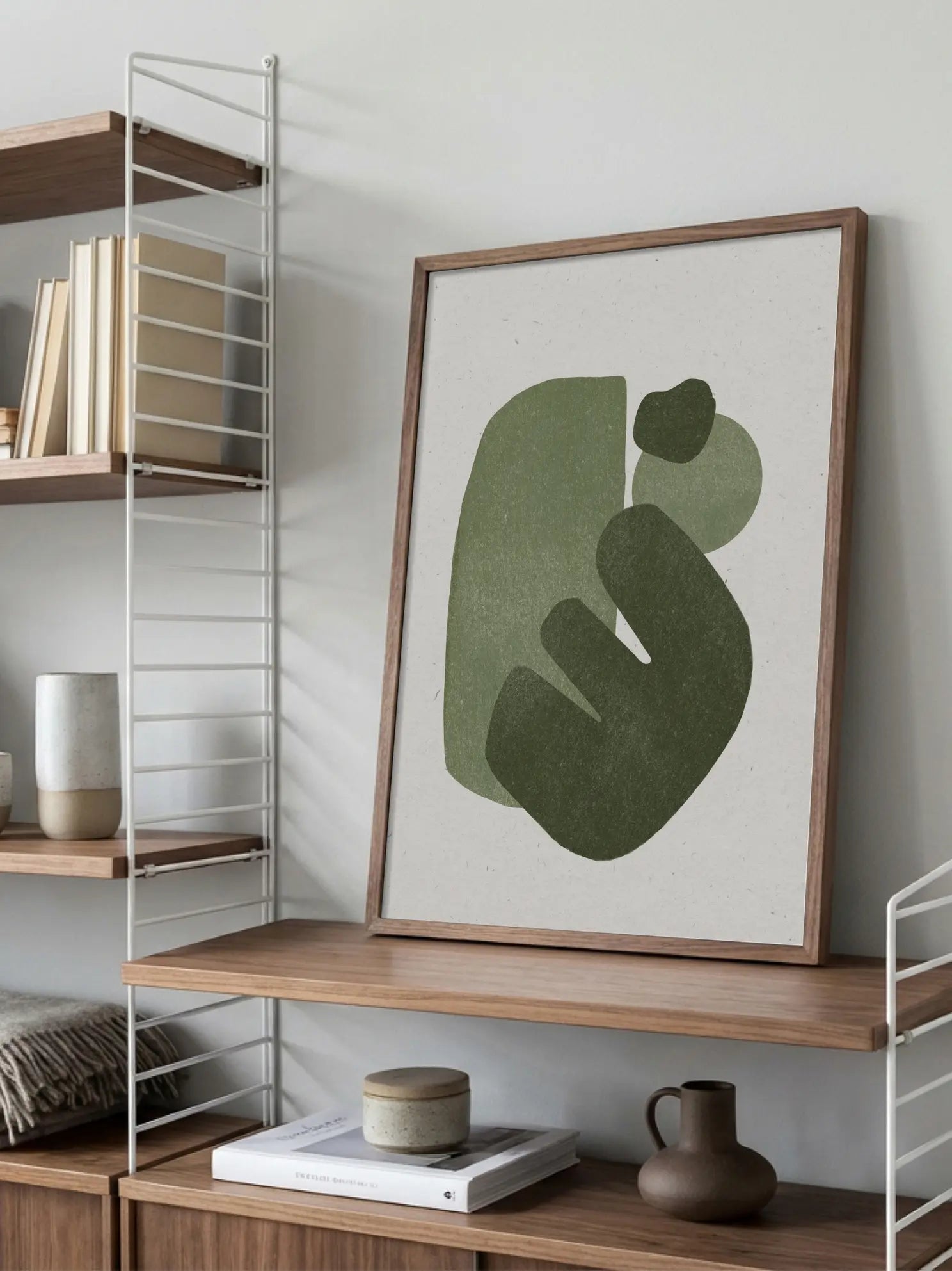 Graphic Green Poster