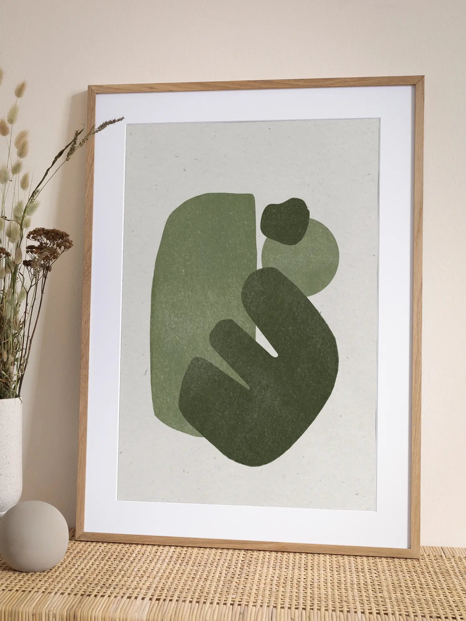 Graphic Green Poster