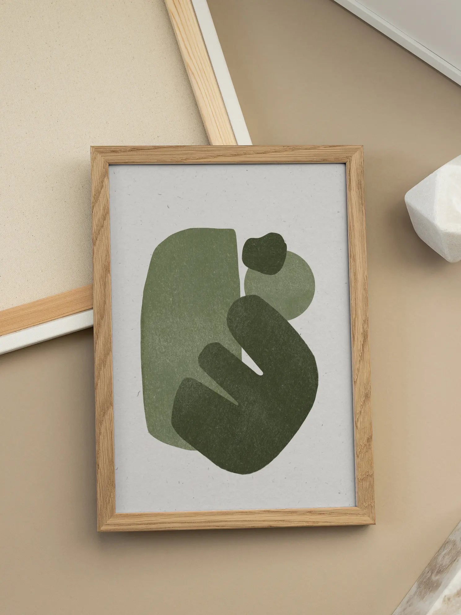 Graphic Green Poster