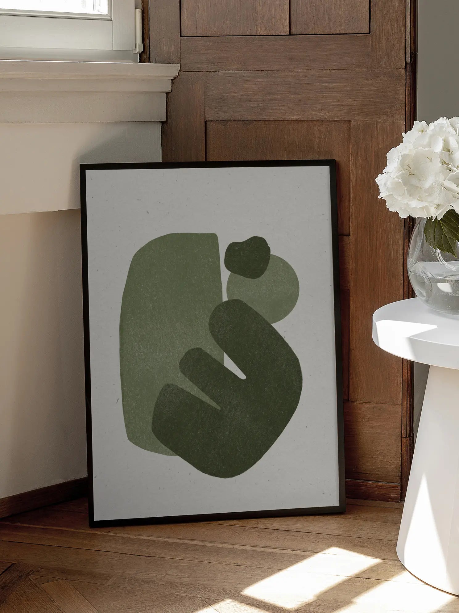 Graphic Green Poster