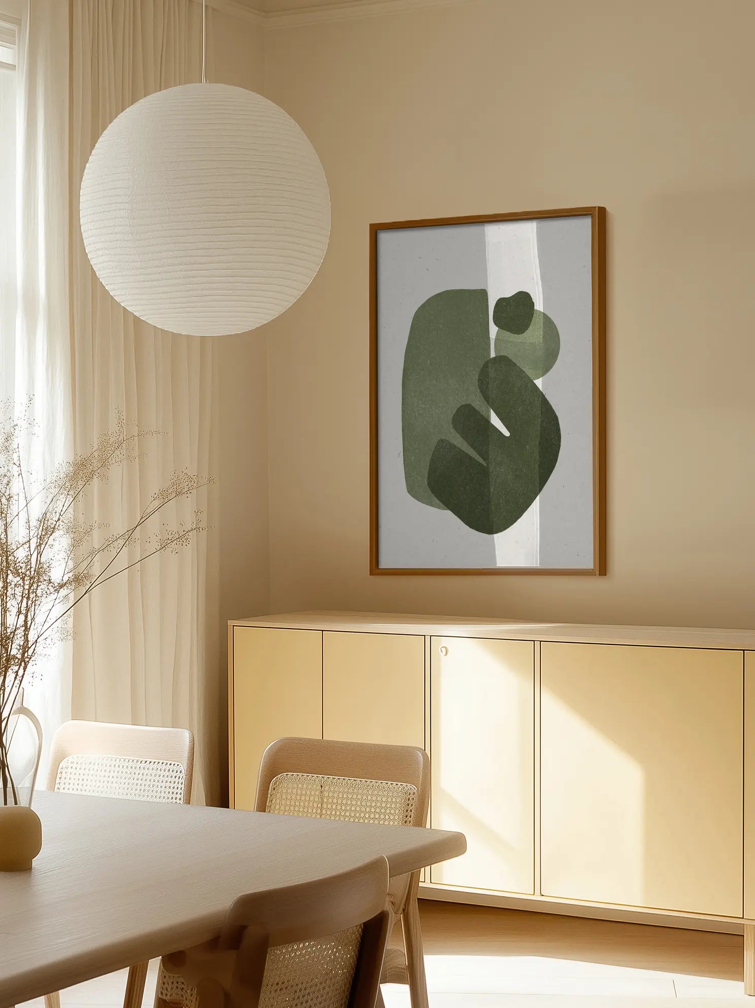 Graphic Green Poster