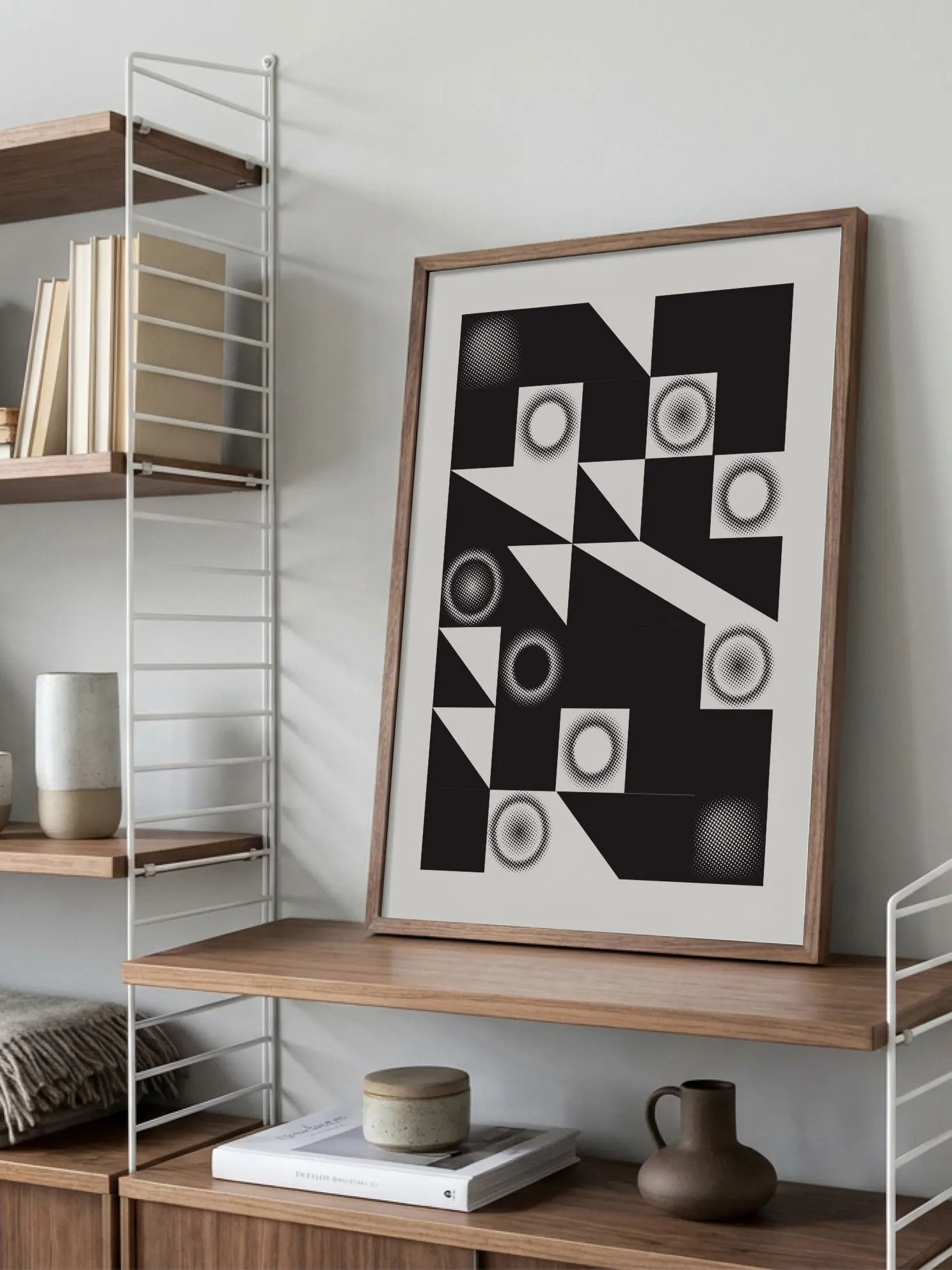 Graphic Halftone Poster