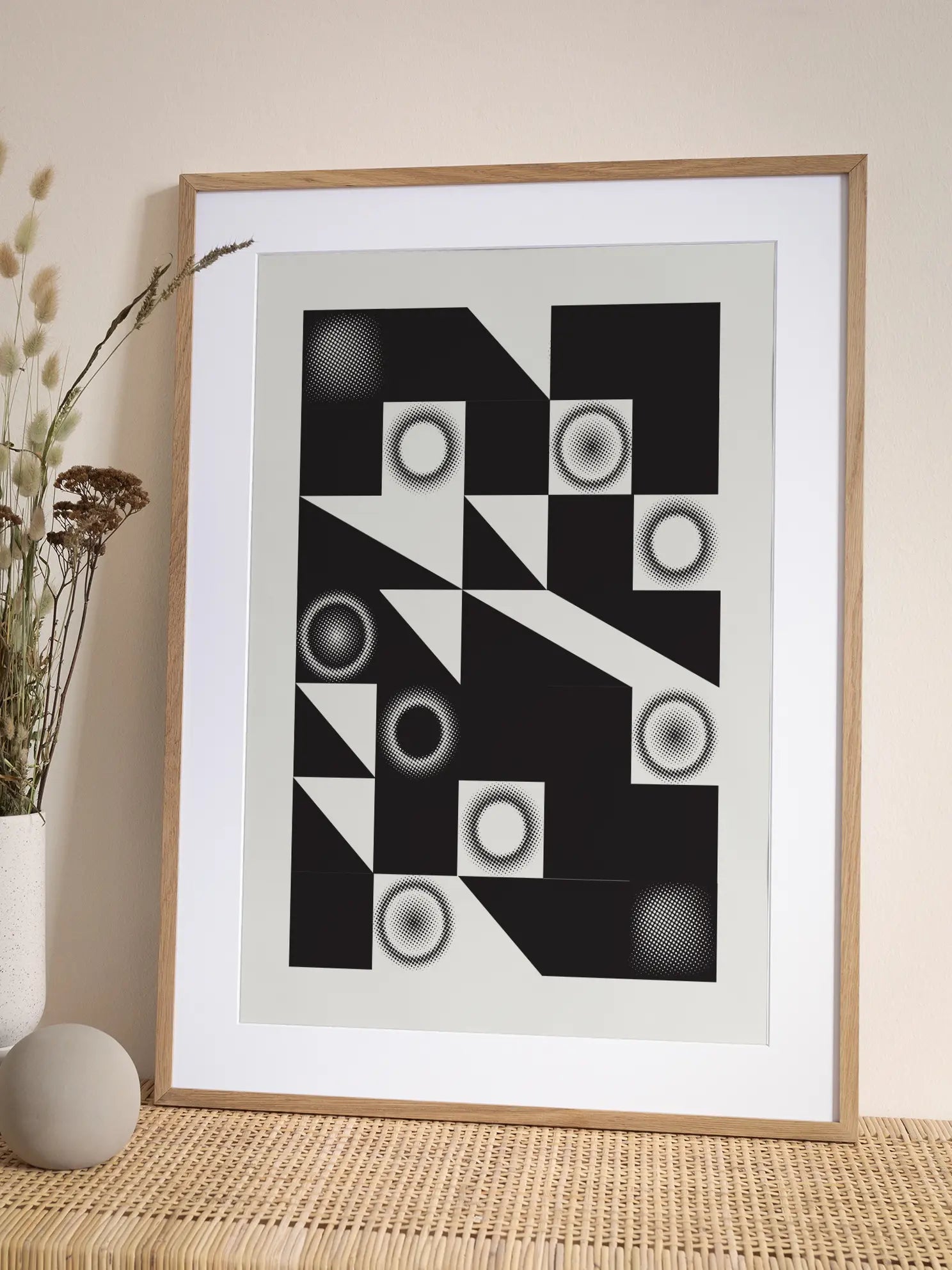Graphic Halftone Poster