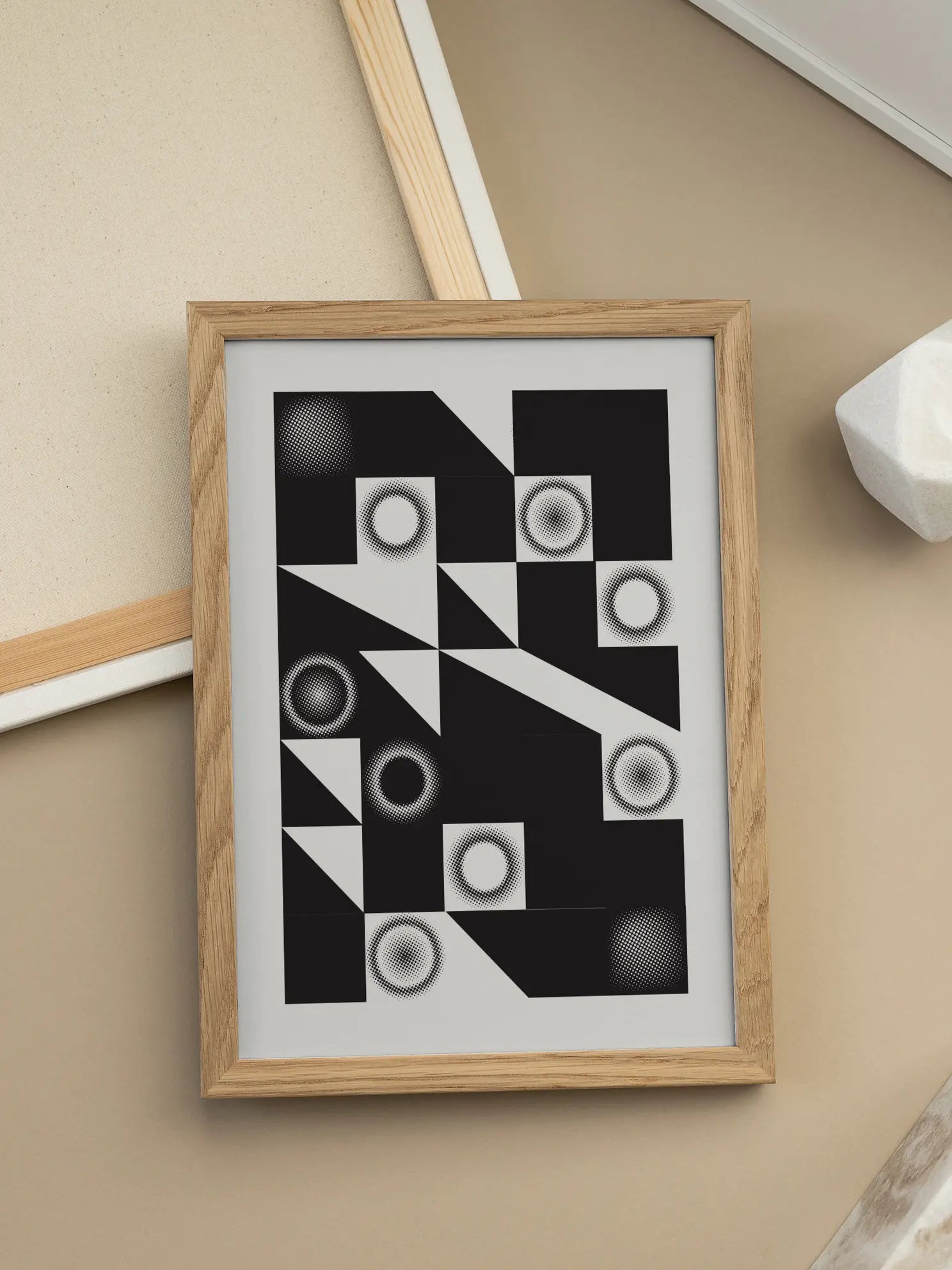 Graphic Halftone Poster