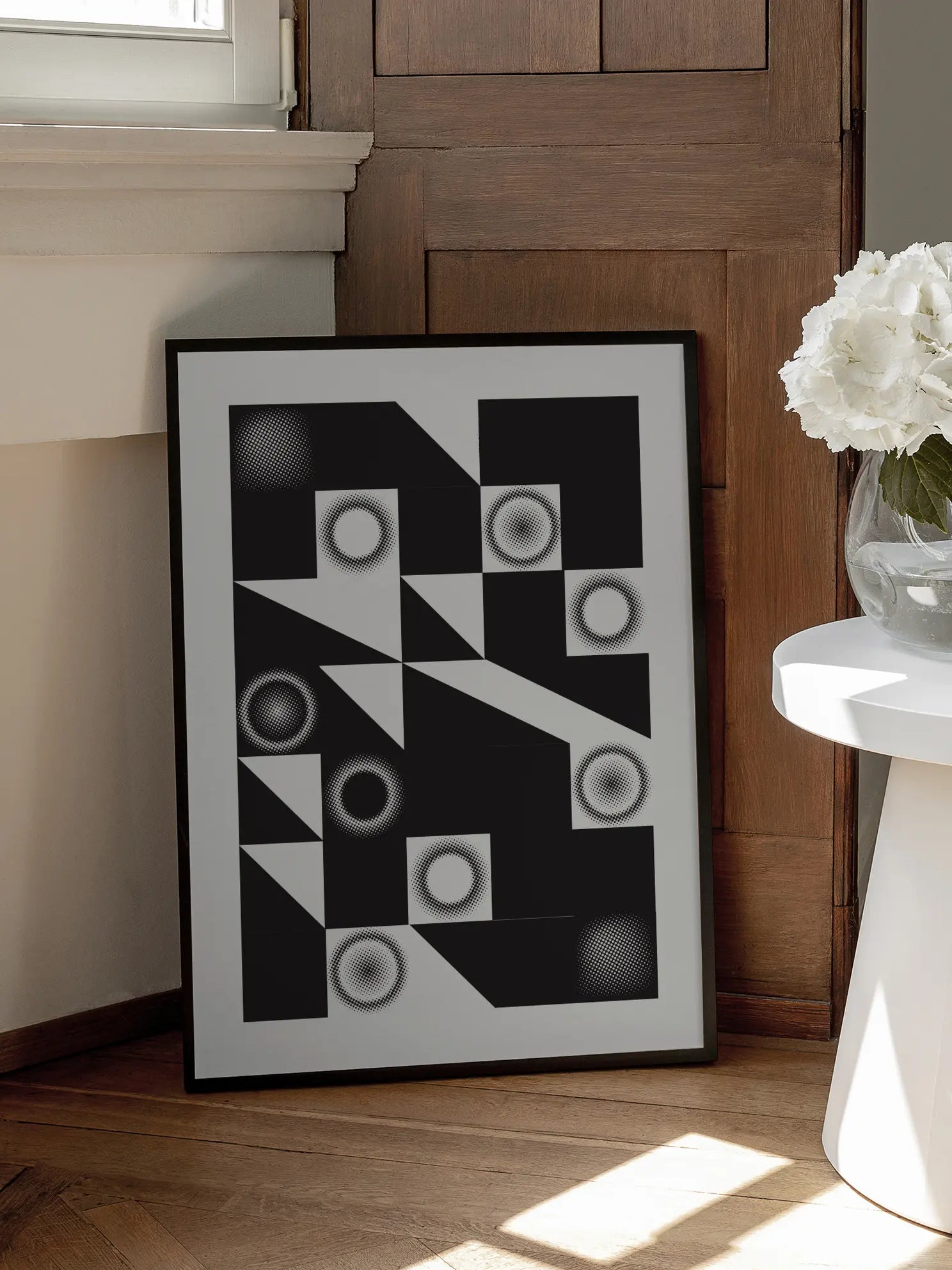 Graphic Halftone Poster