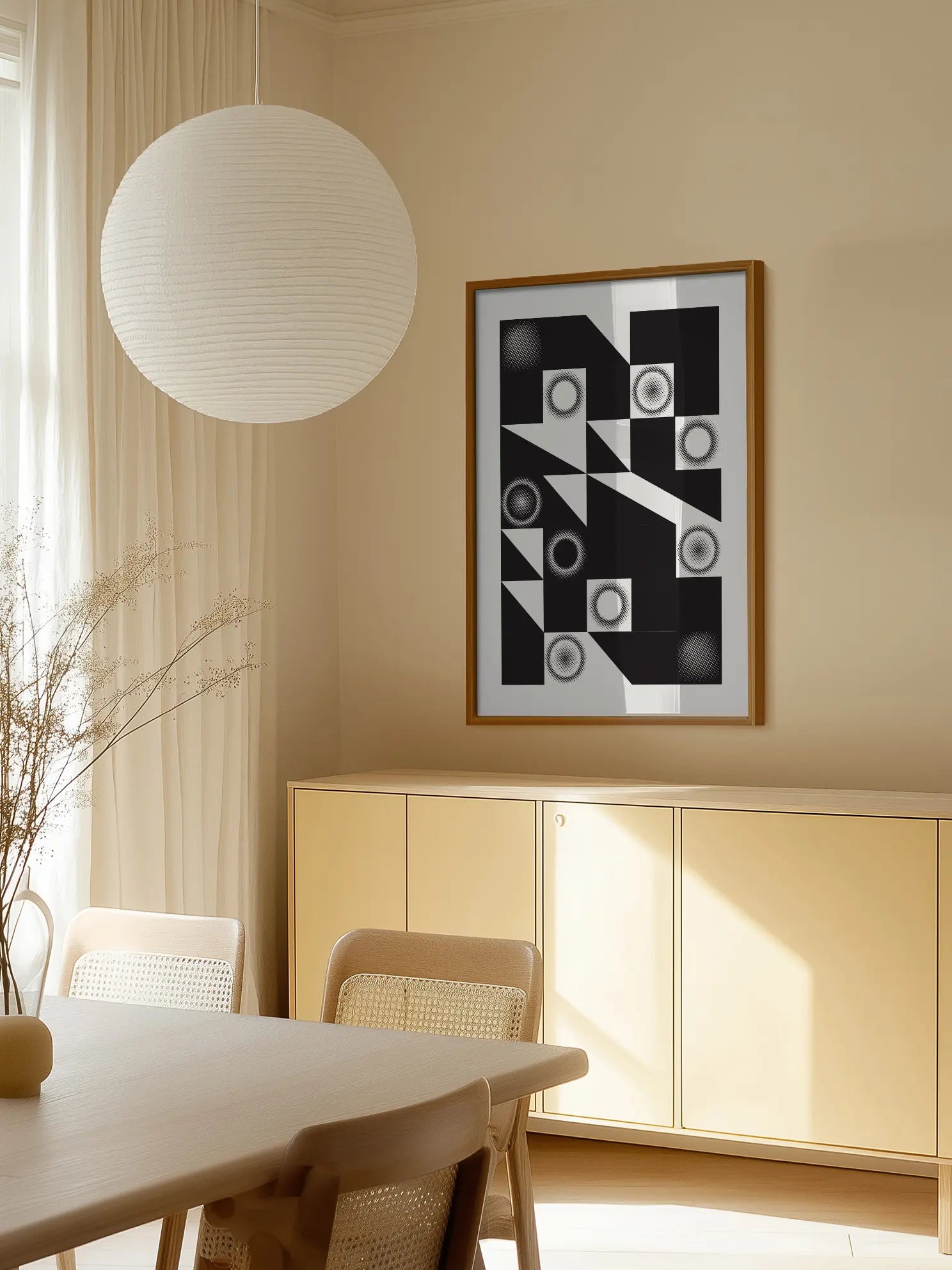 Graphic Halftone Poster