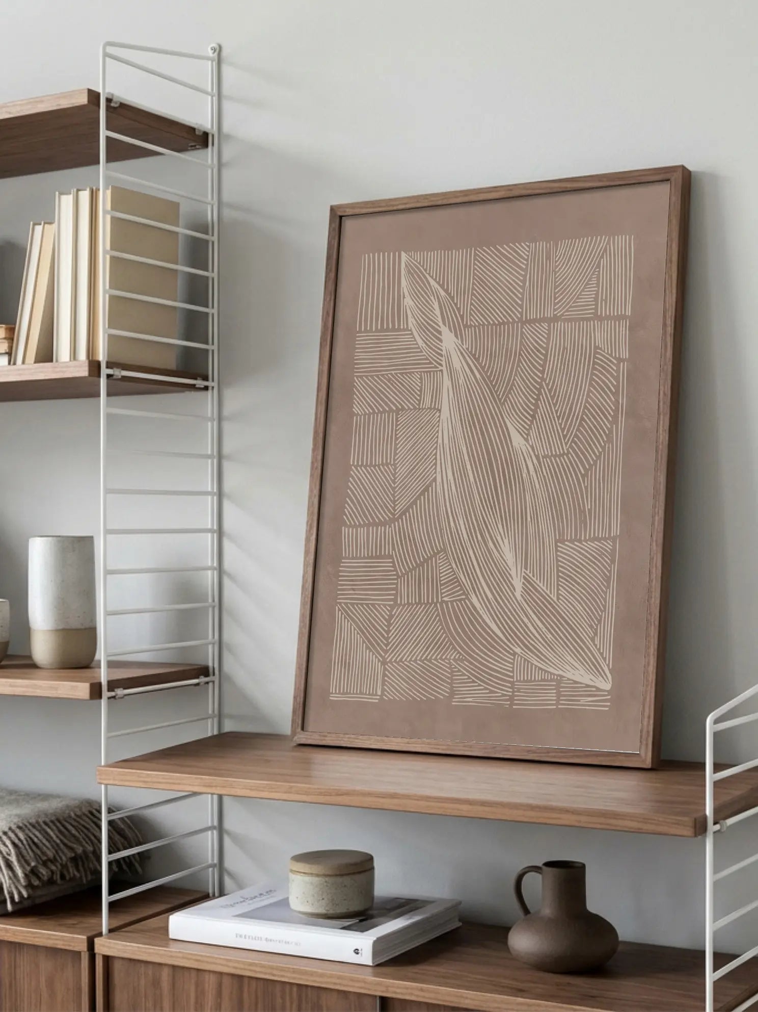 Graphic Leaf Poster