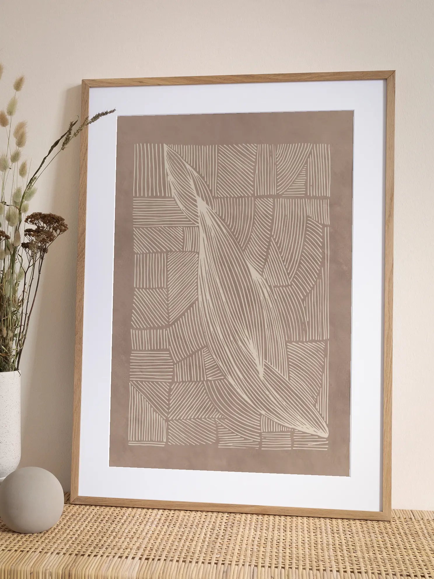 Graphic Leaf Poster