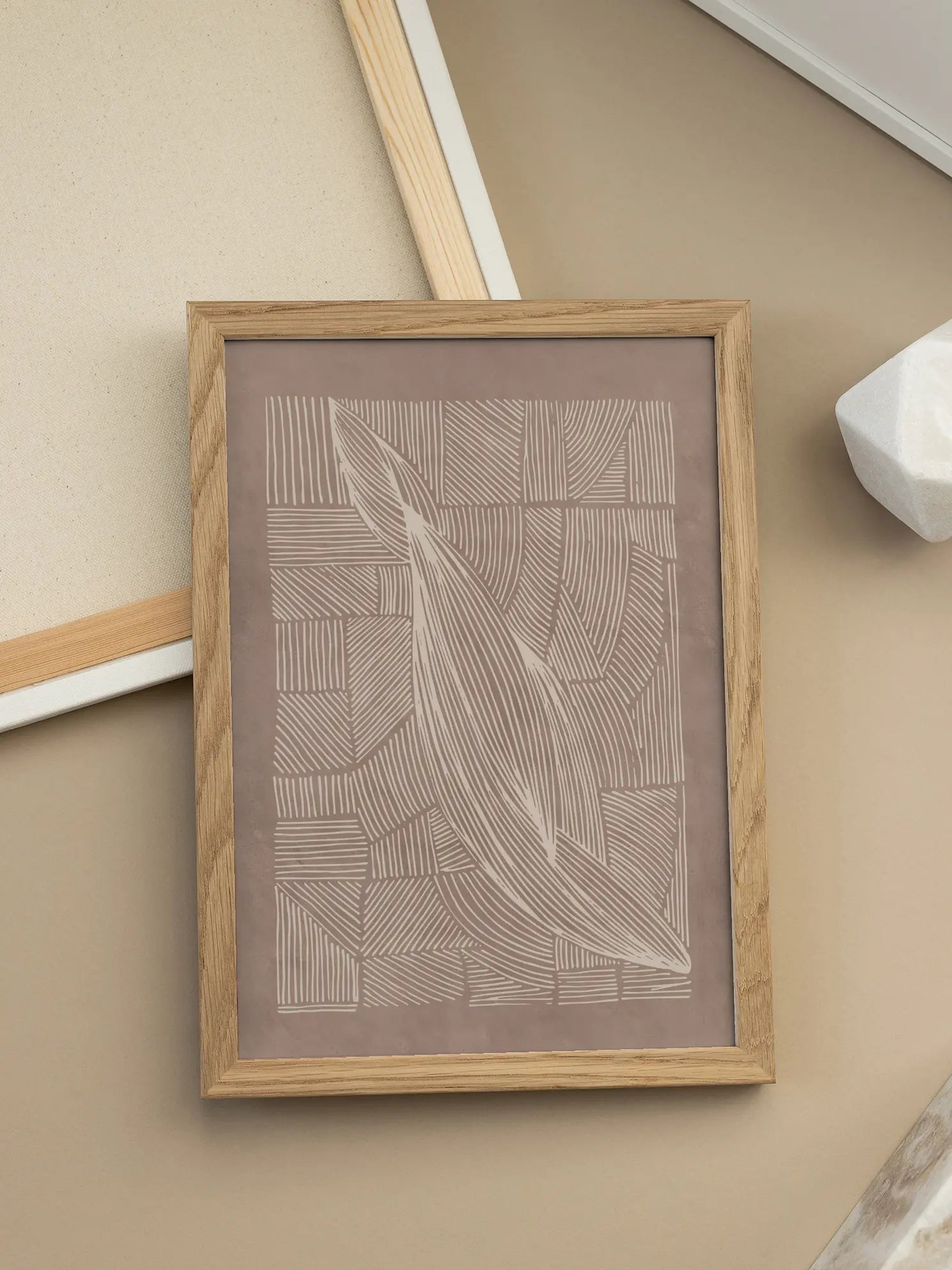 Graphic Leaf Poster