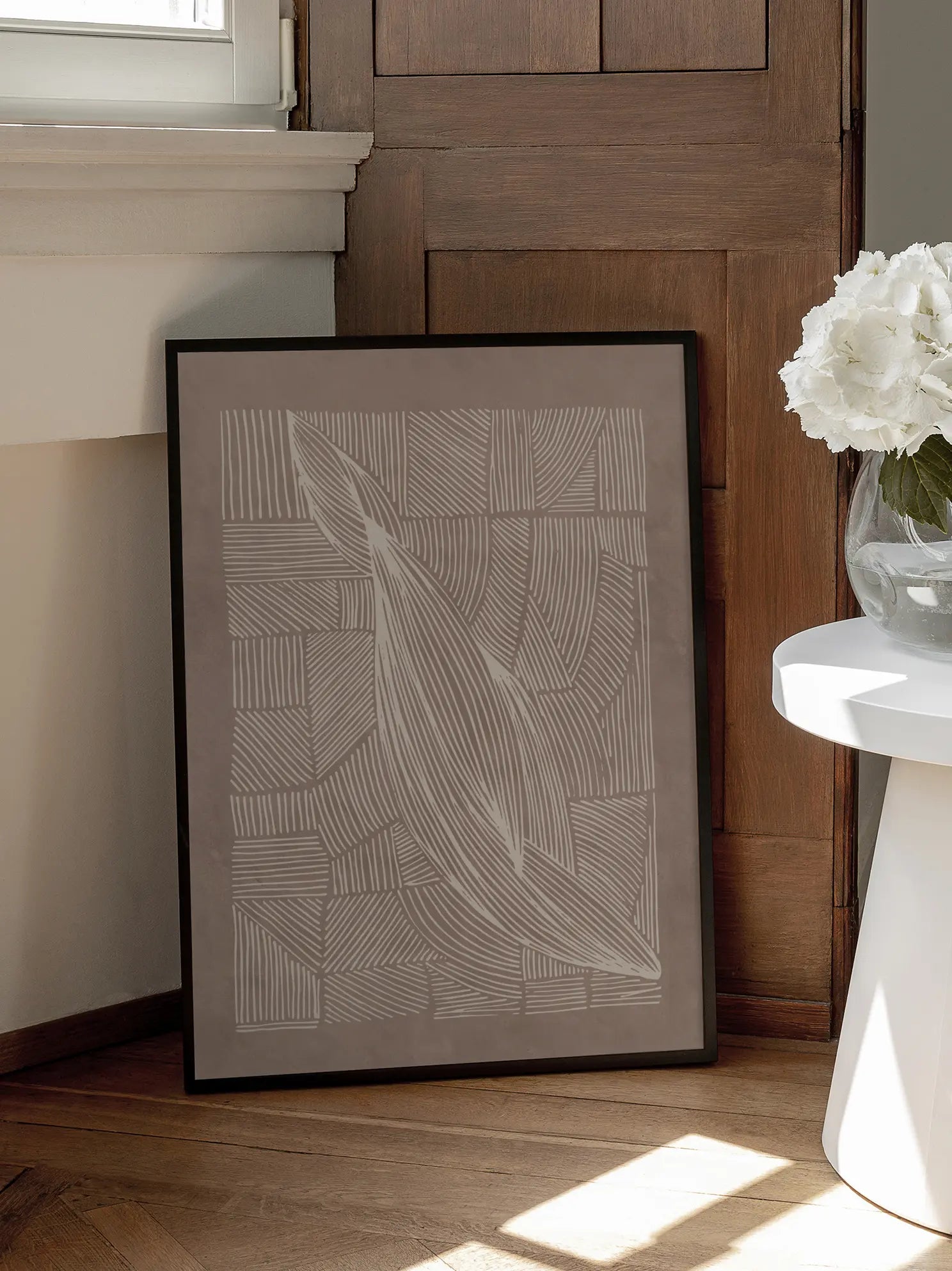 Graphic Leaf Poster