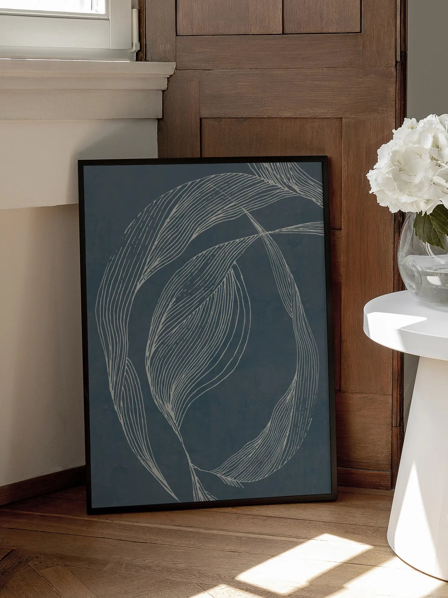 Graphic Leaves Poster
