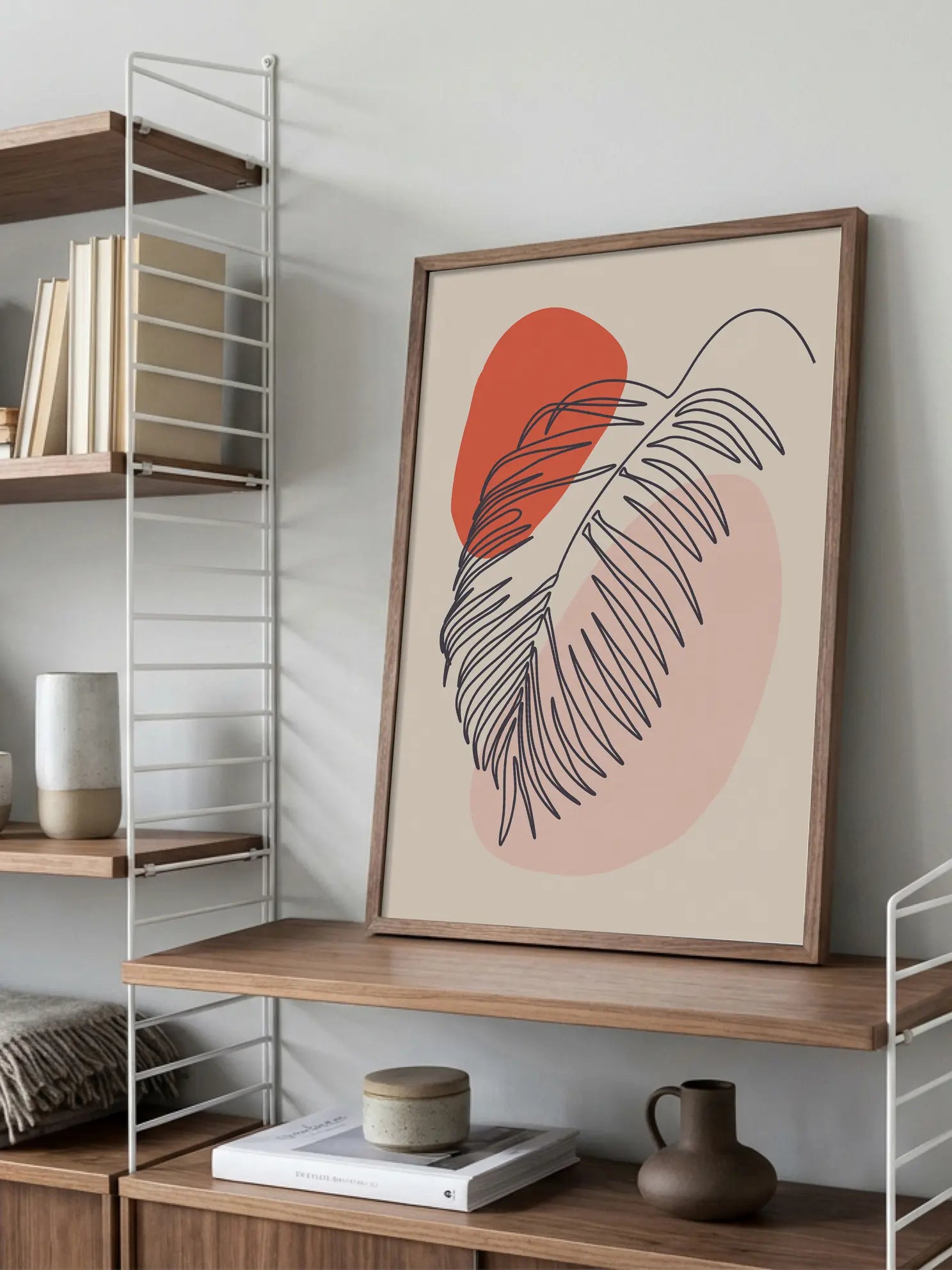 Graphic Monstera Poster
