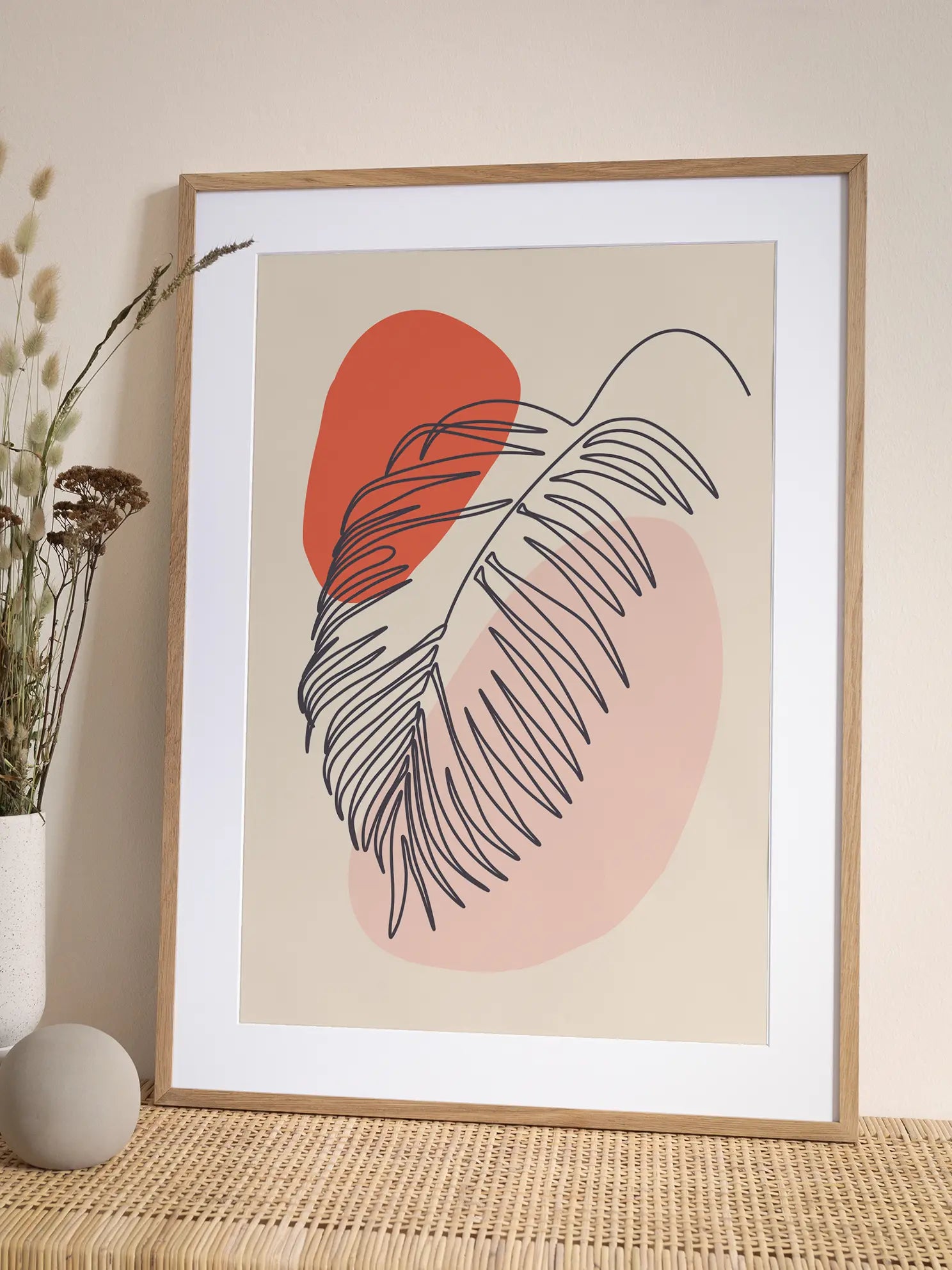 Graphic Monstera Poster
